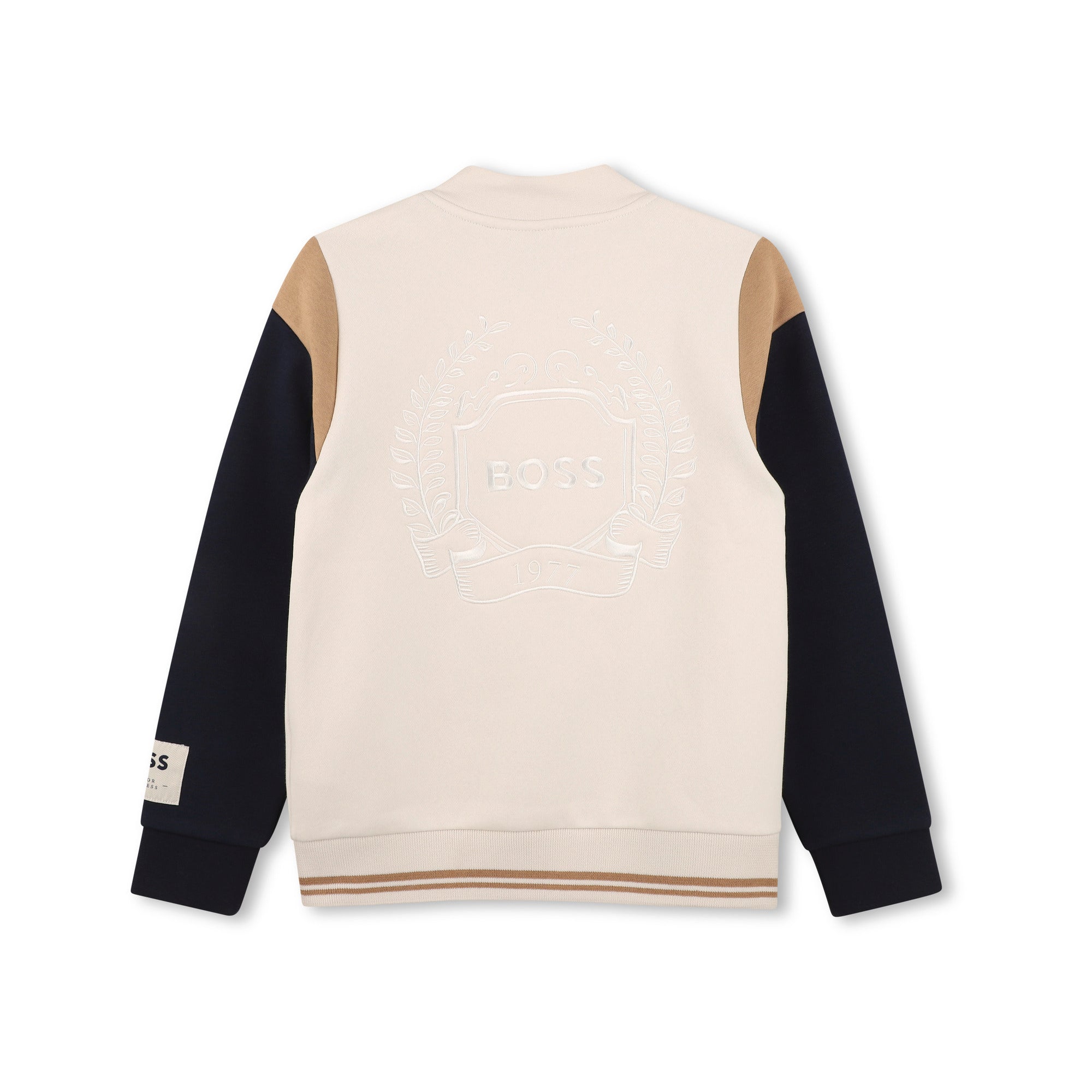 Boys Ivory Cotton Jacket