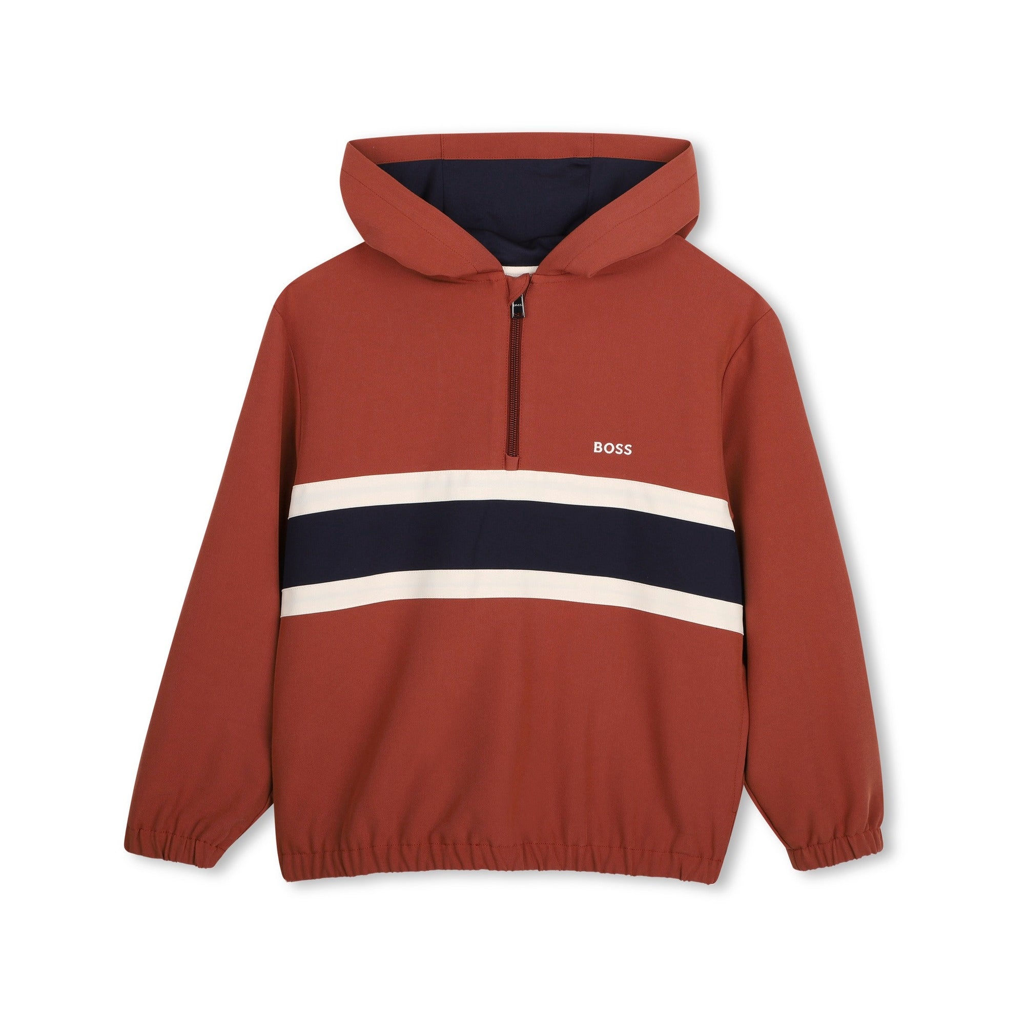 Boys Red Hooded Sweatshirt