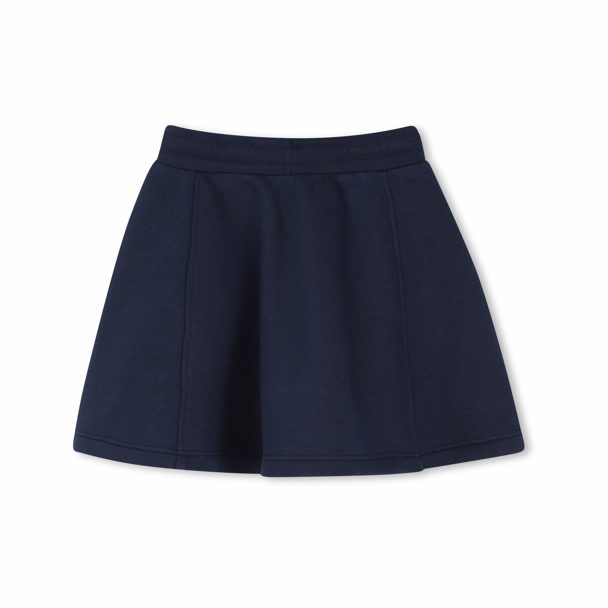 Girls Dark Blue Cotton Skirt
