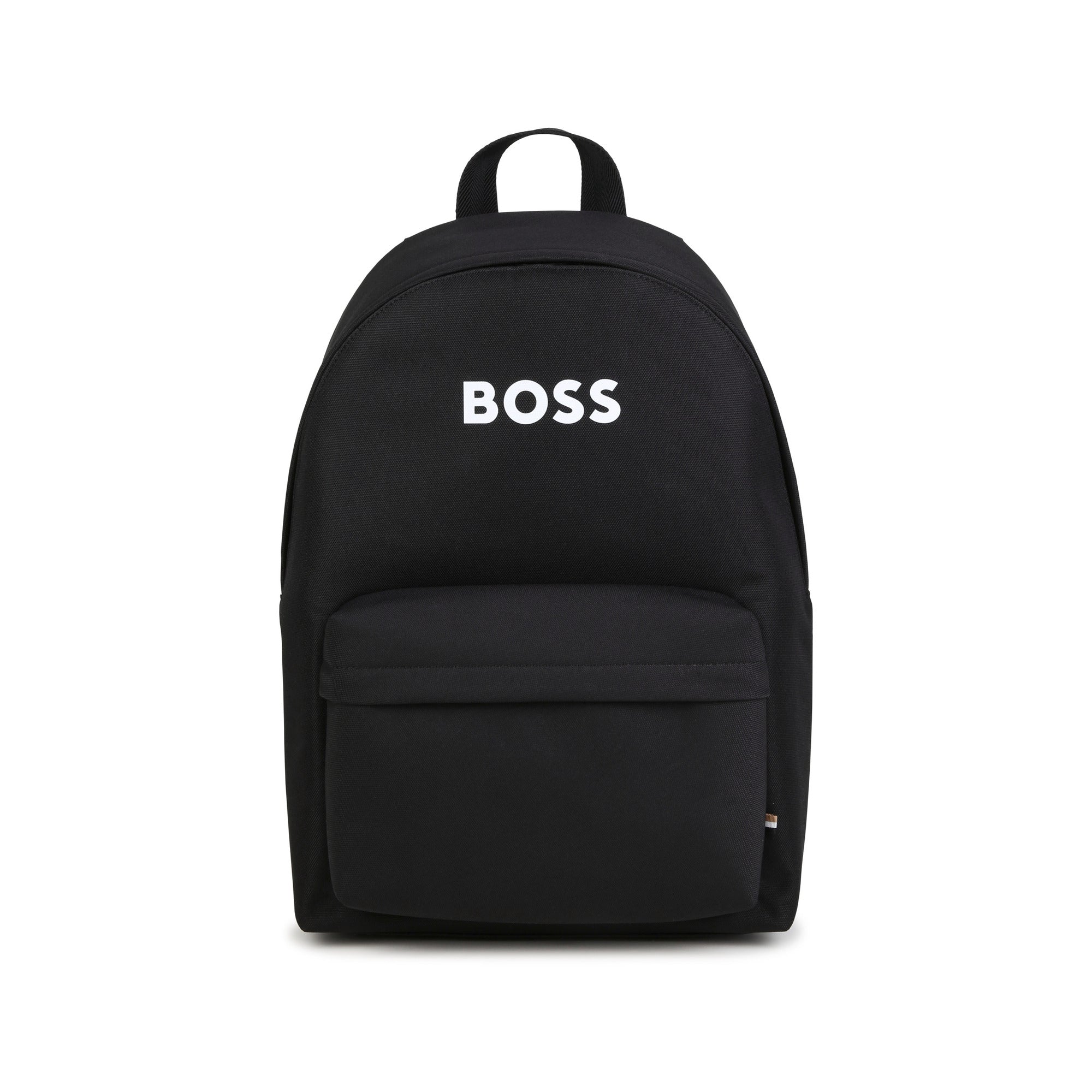 Boys Black Logo Backpack(38.5 x 30 x 14cm)