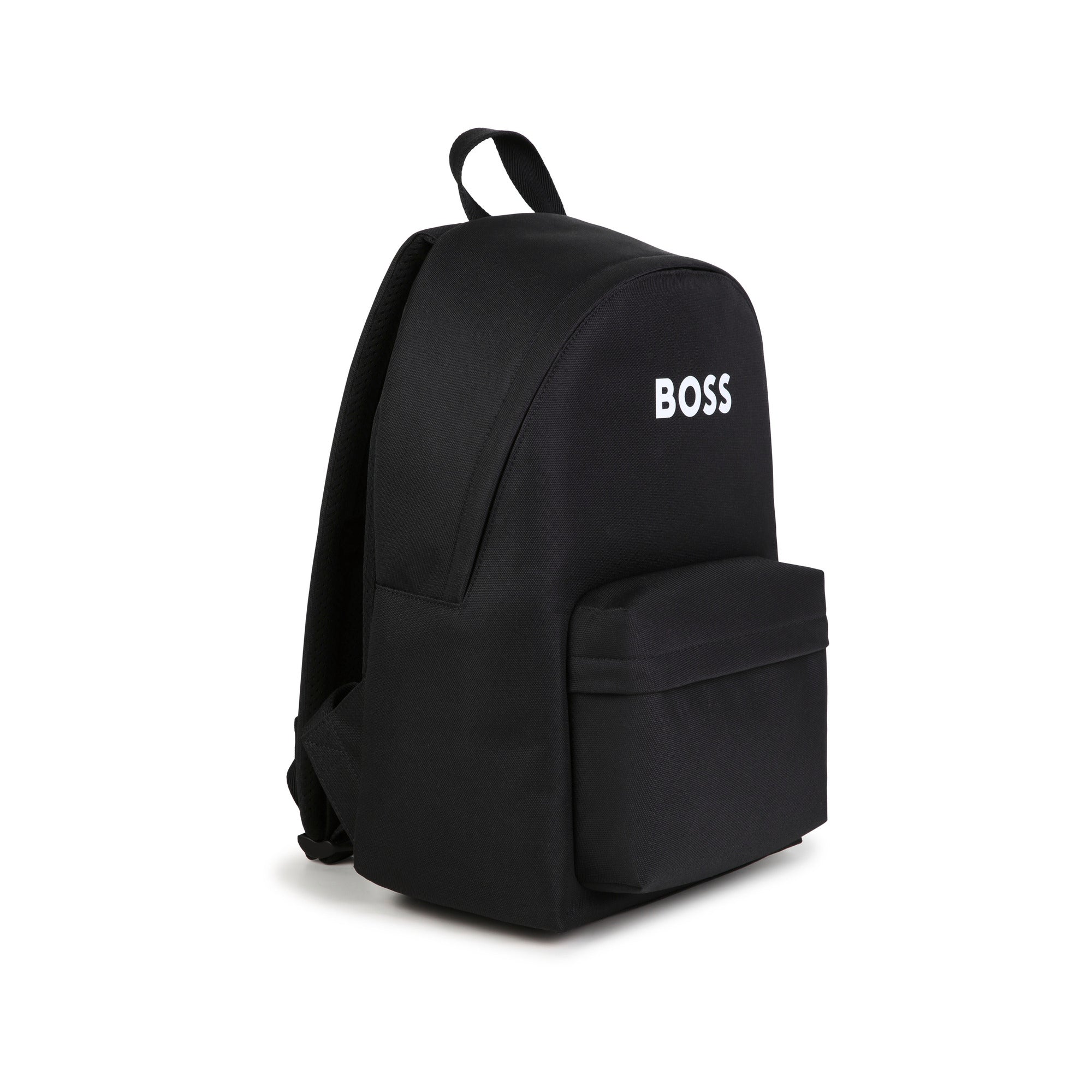 Boys Black Logo Backpack(38.5 x 30 x 14cm)