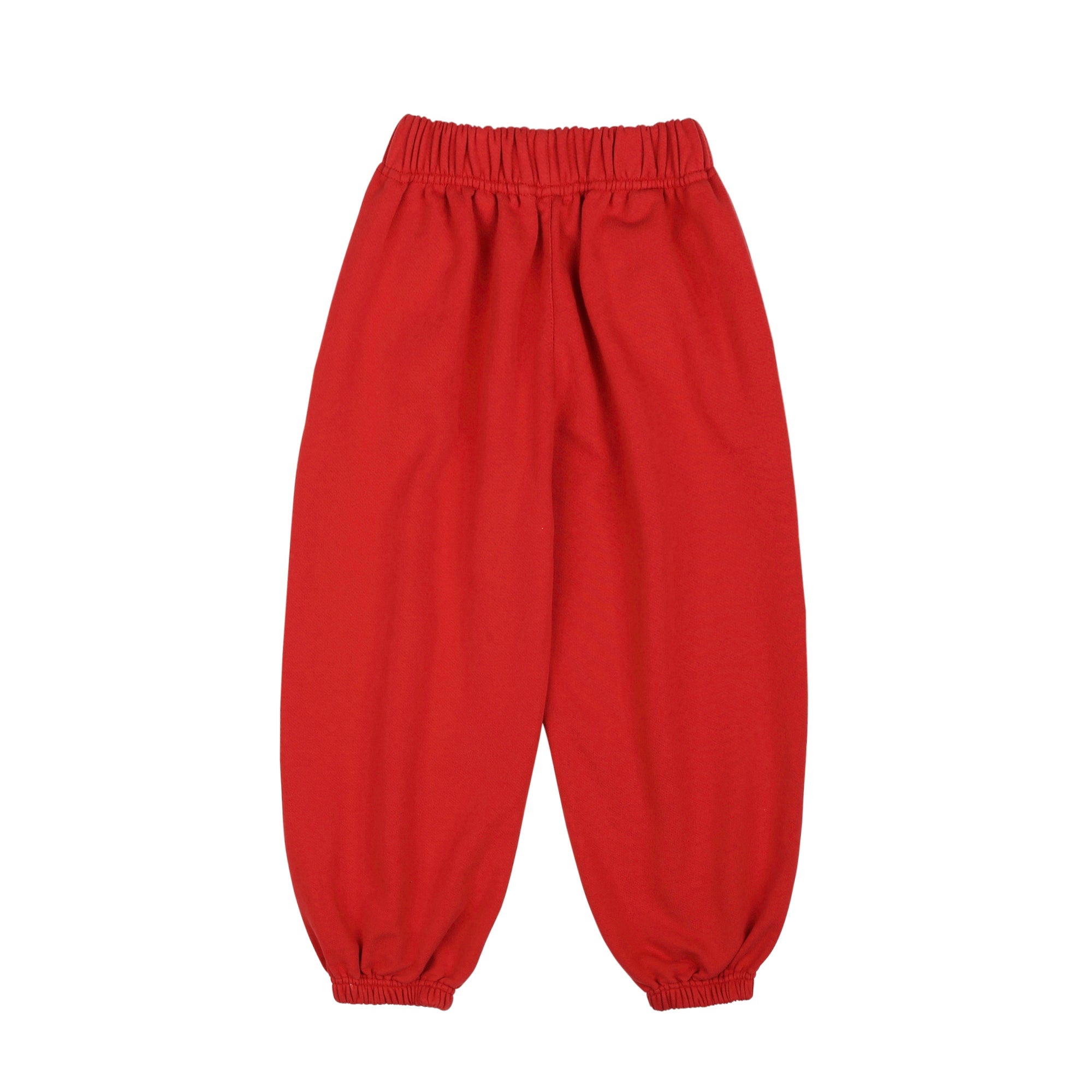 Boys & Girls Red Cotton Trousers