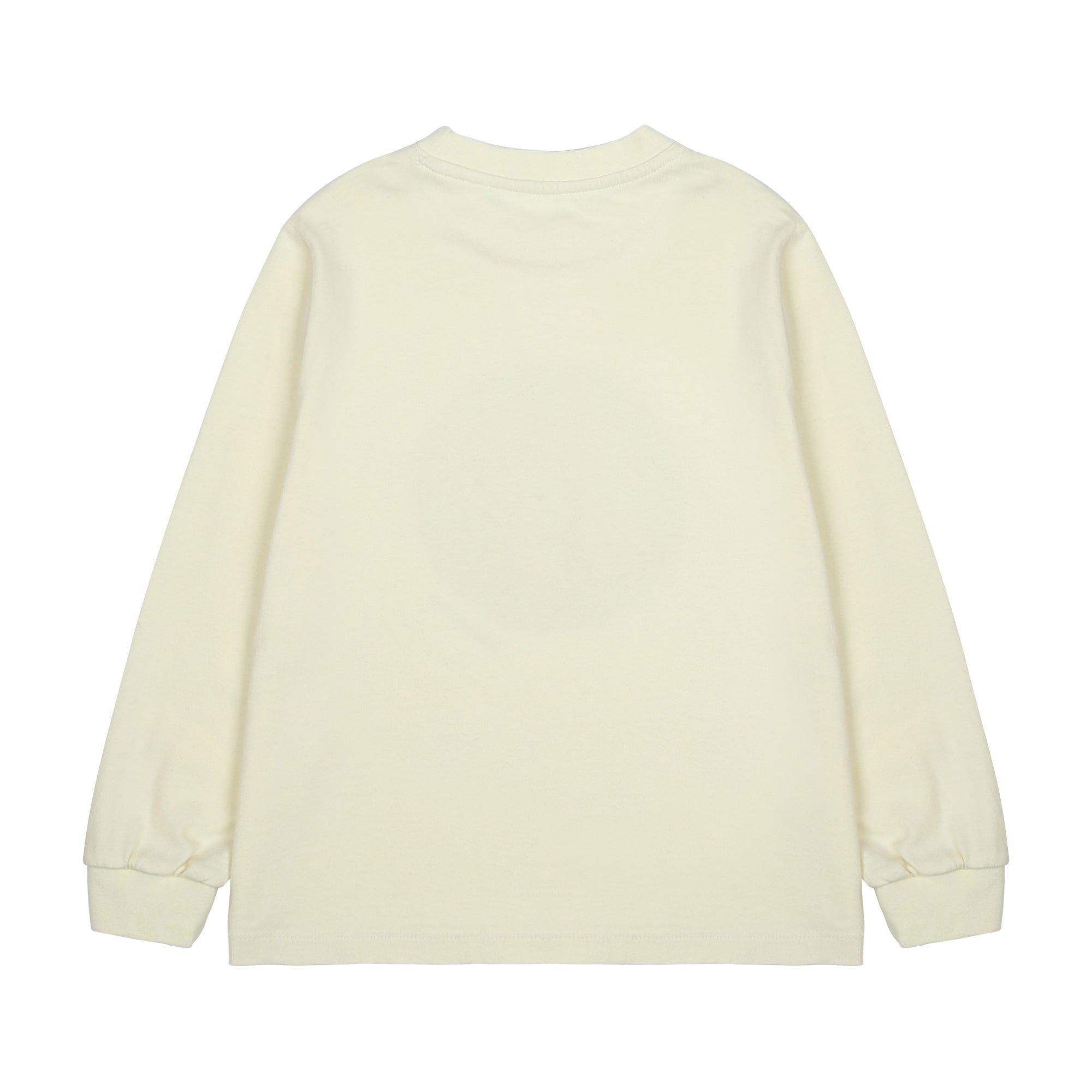 Boys & Girls Ivory Printed Cotton T-Shirt