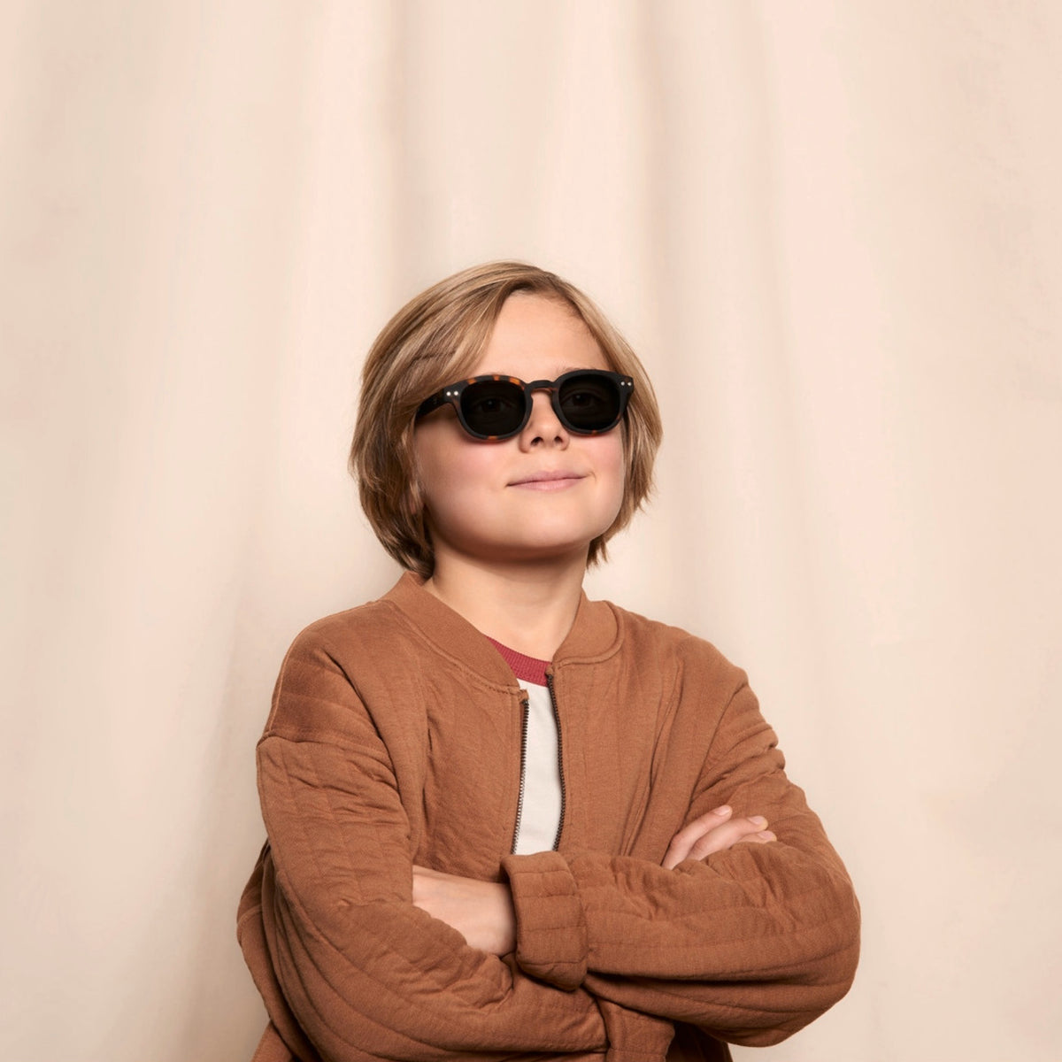 Lunettes de soleil marron "SUN #C" pour garçons et filles (5-10 ans)