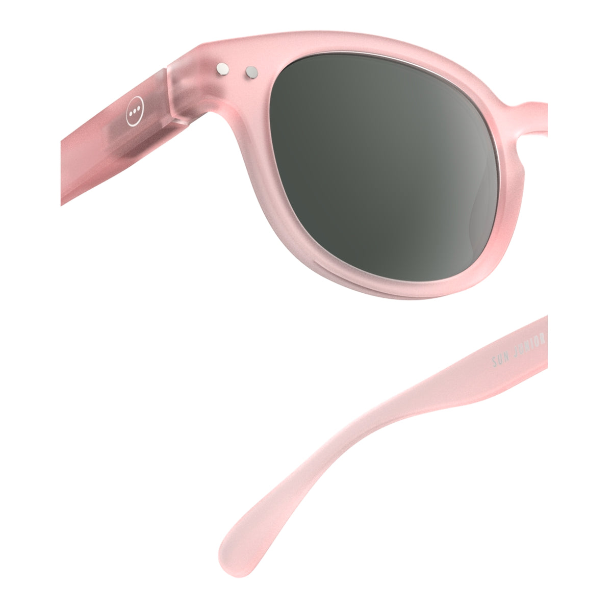 Lunettes de soleil "SUN #C" roses pour garçons et filles (5-10 ans)