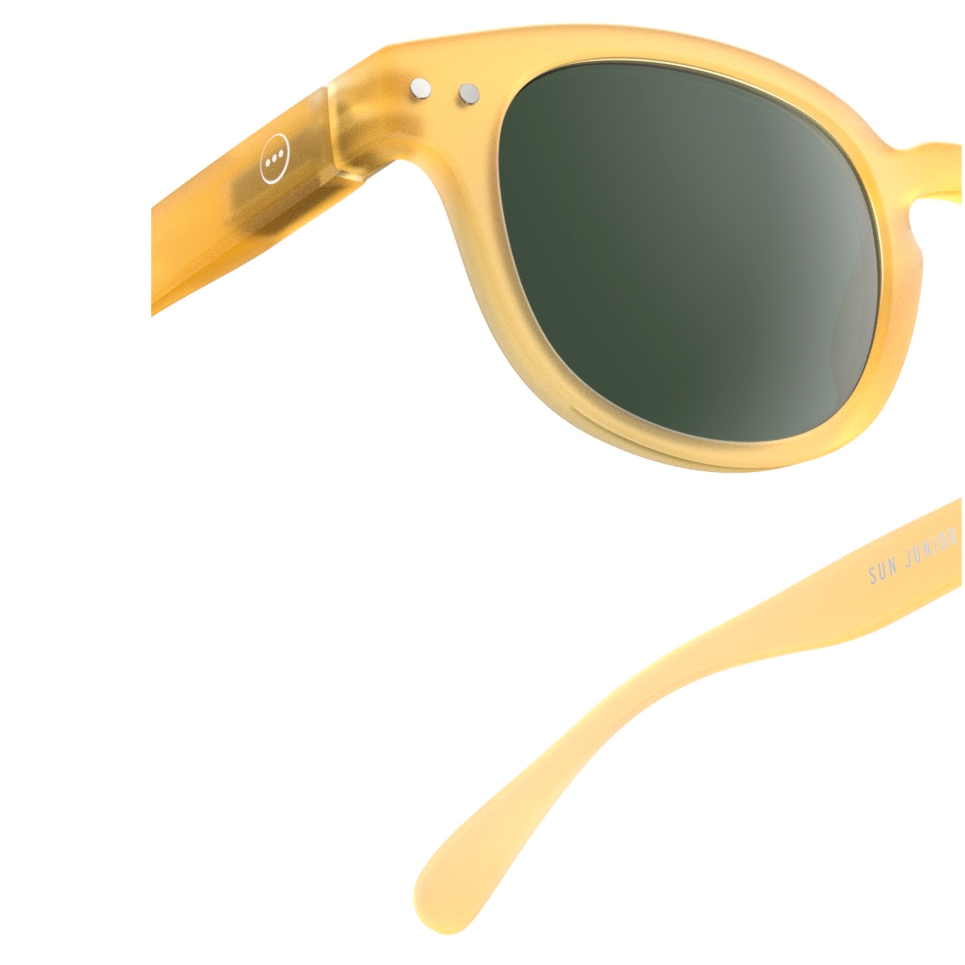 Lunettes de soleil jaunes « SUN #C » pour garçons et filles (5-10 ans)
