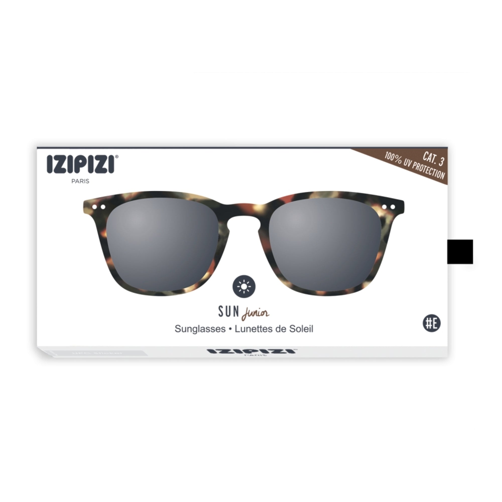 Lunettes de soleil marron "SUN #E" pour garçons et filles (5-10 ans)