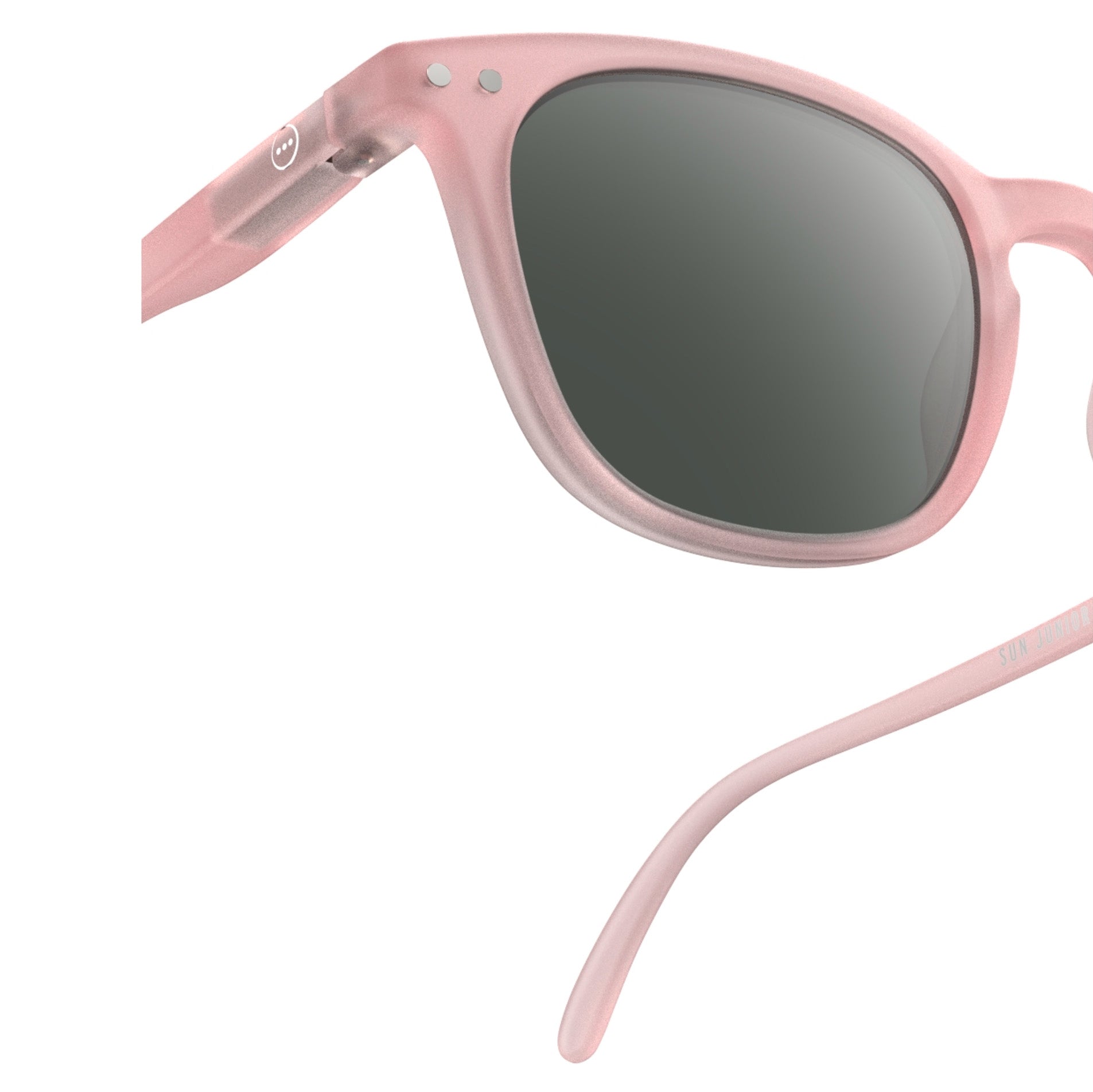 Lunettes de soleil roses « SUN #E » pour garçons et filles (5-10 ans)