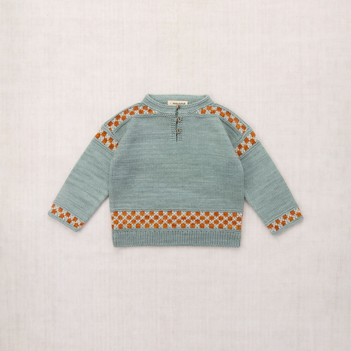 Boys & Girls Mint Green Wool Sweater