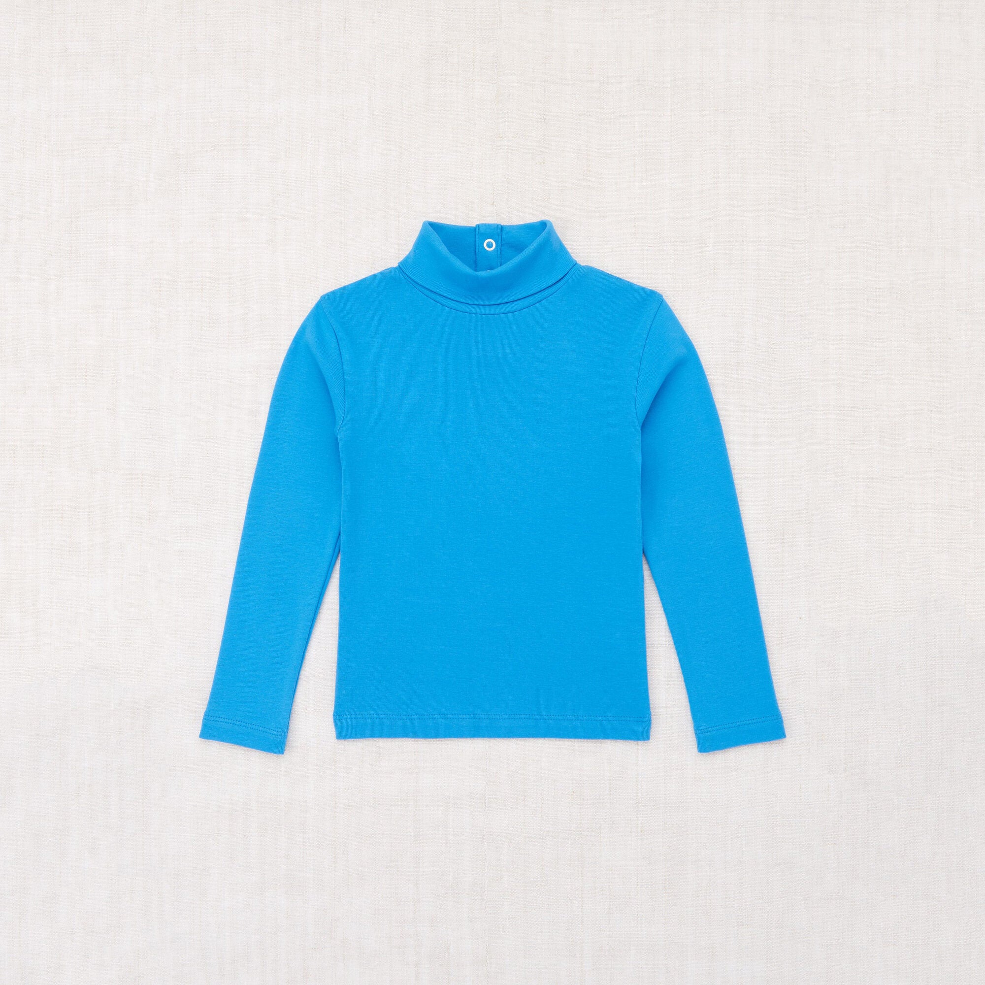 Boys & Girls Blue Cotton Turtleneck