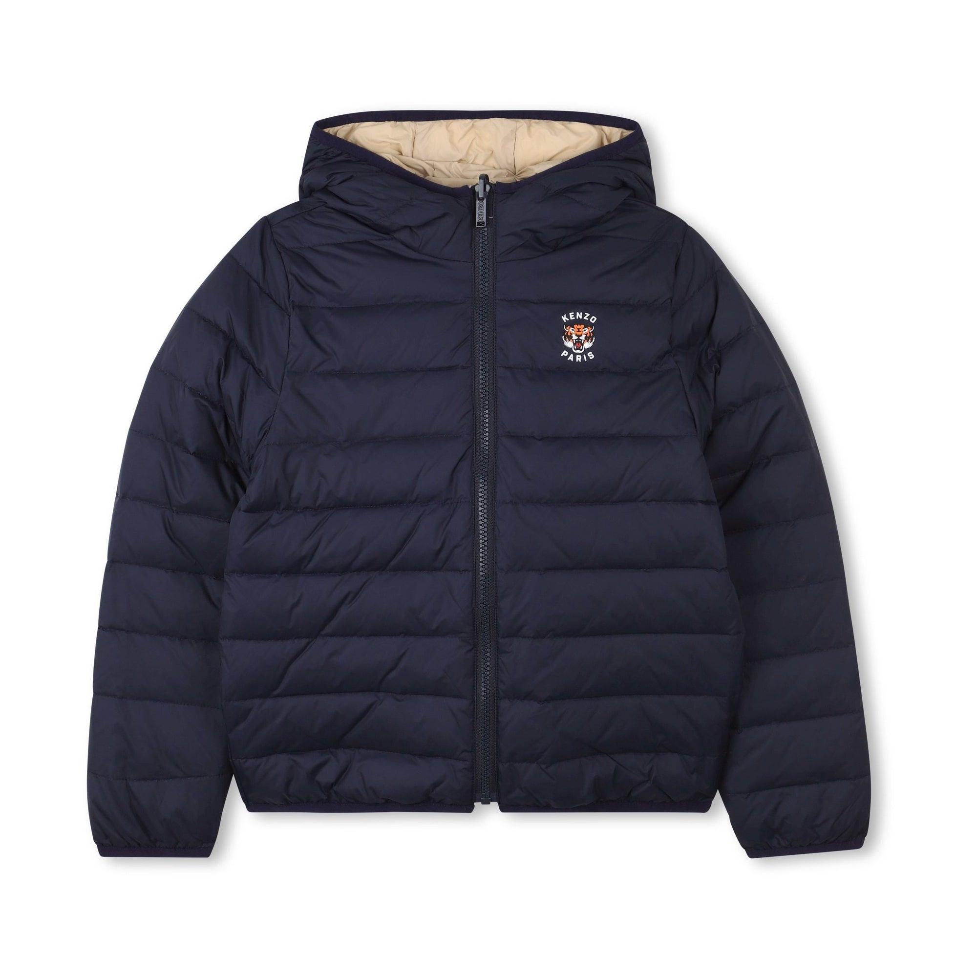 Boys & Girls Navy Reversible Padded Down Jacket
