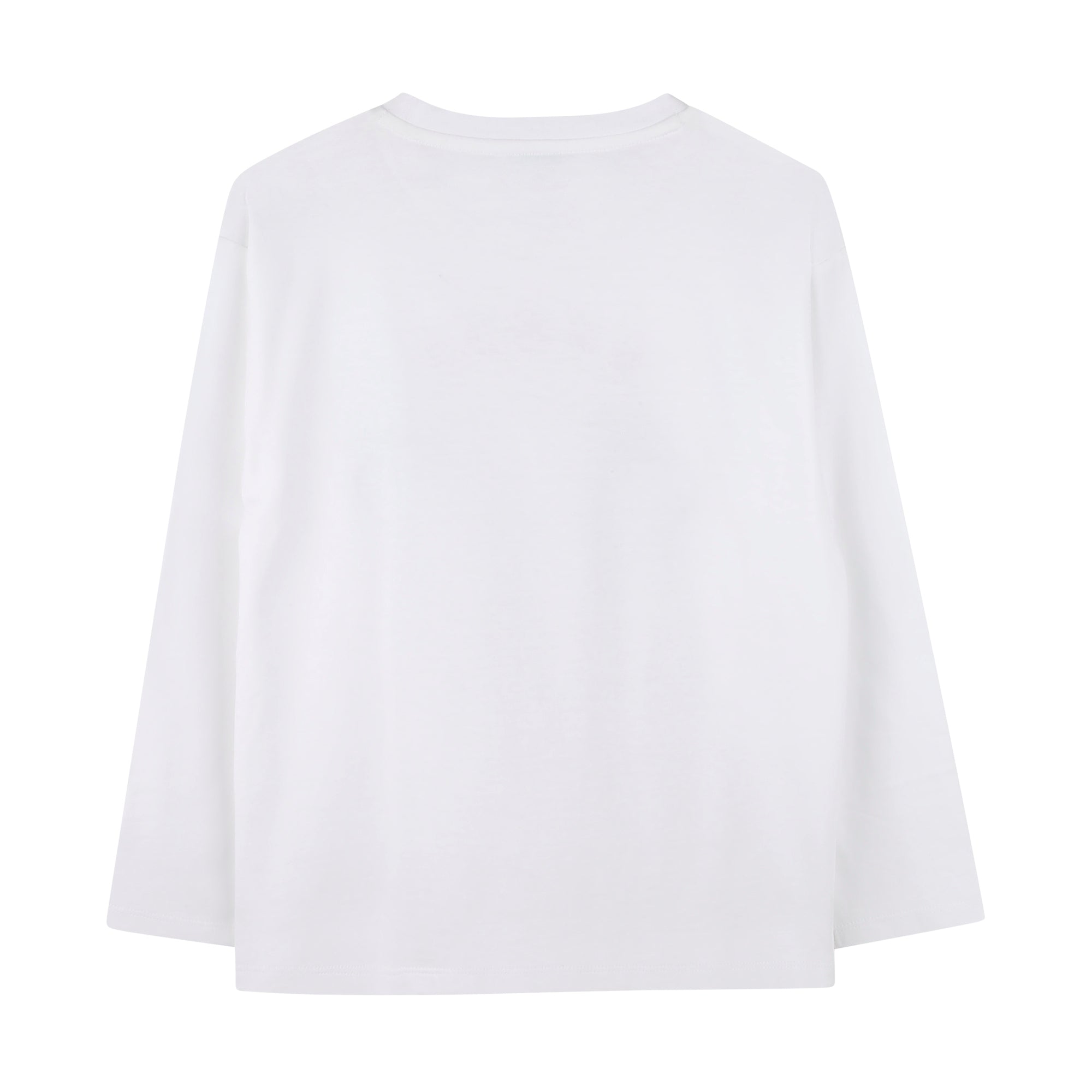 Boys & Girls White Elephant Printed Cotton T-Shirt