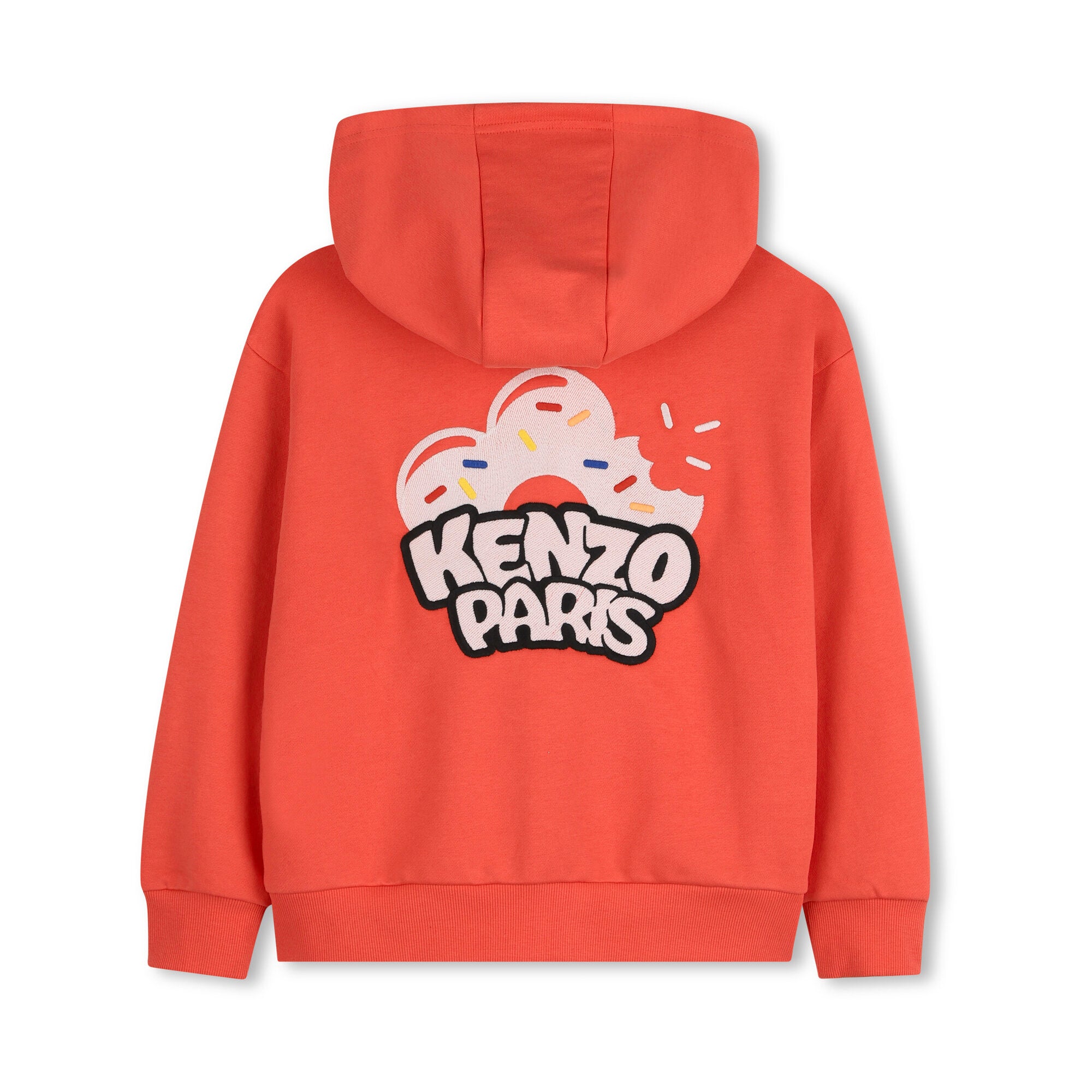 Boys & Girls Red Cotton Zip-Up Top