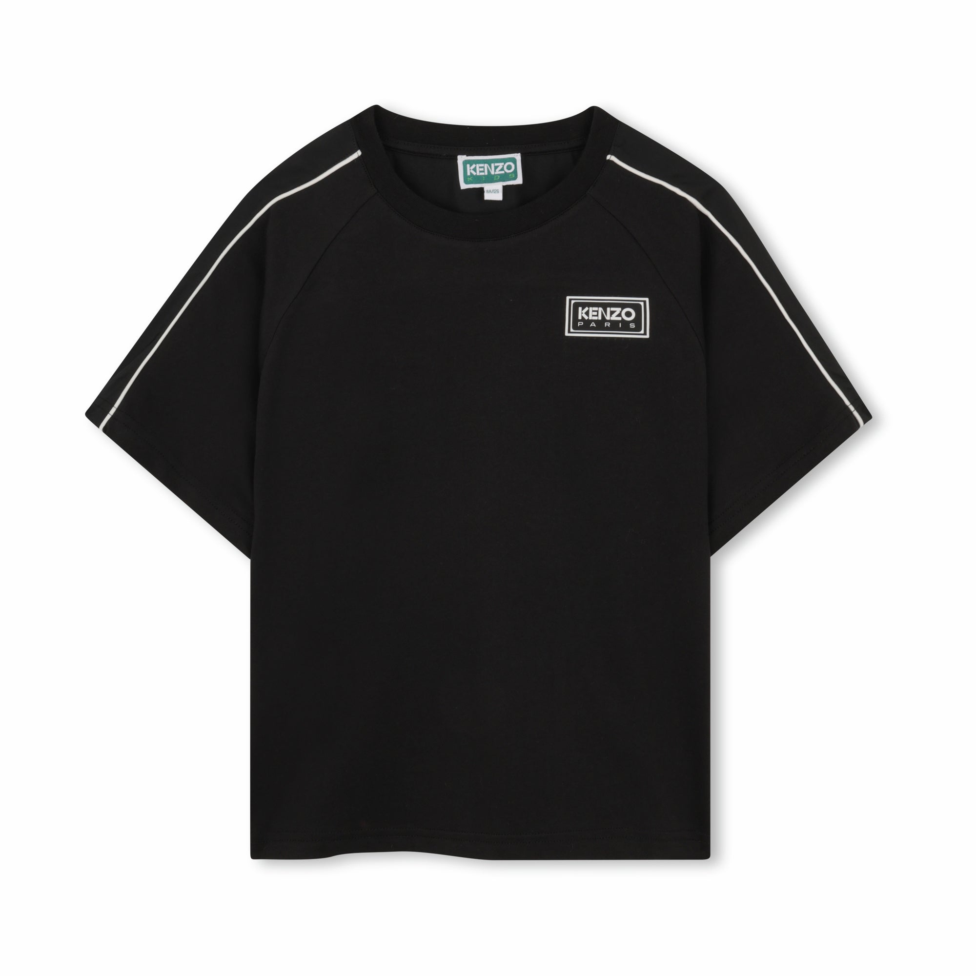 Boys Black Cotton T-Shirt