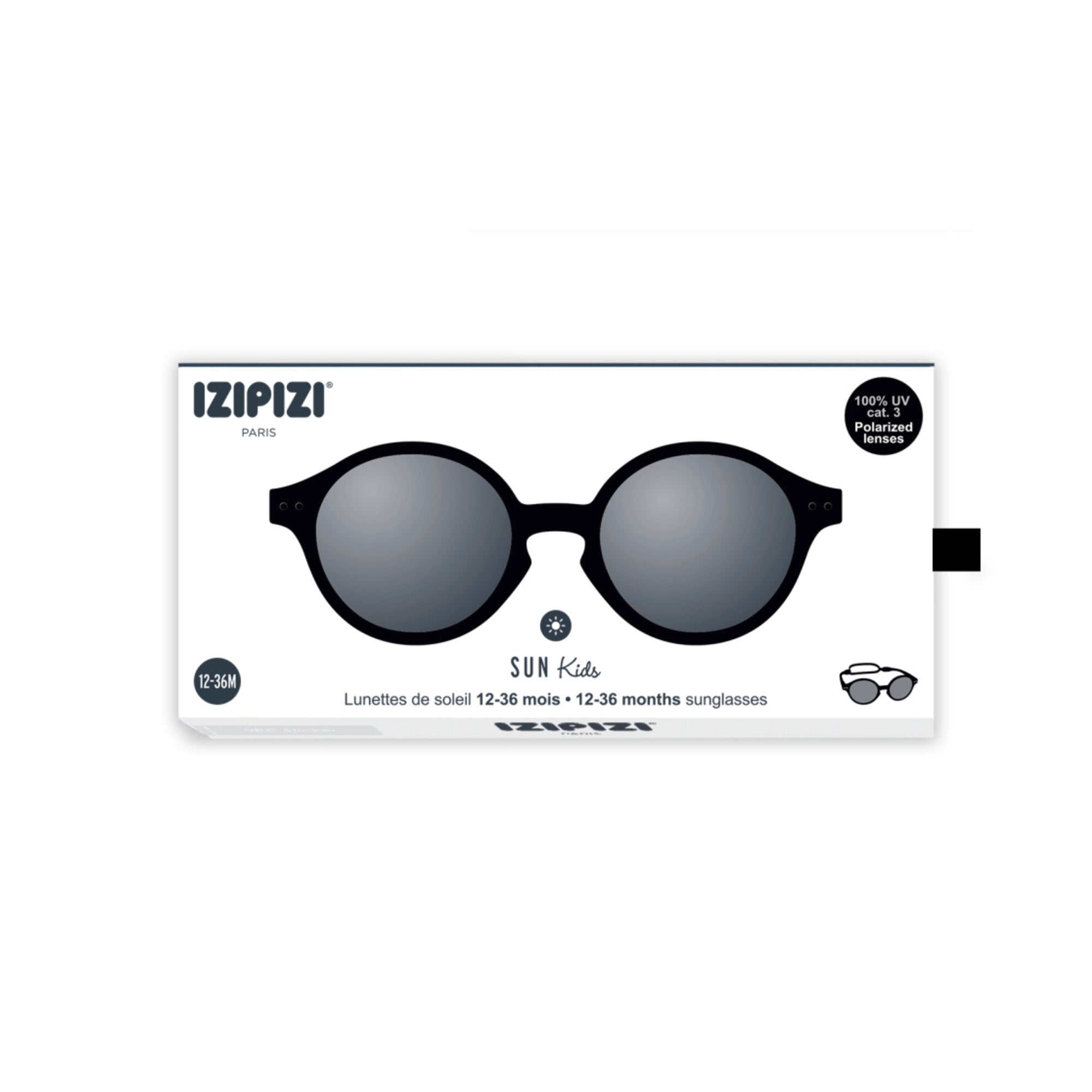 Baby Boys & Girls Black "#d" Sunglasses(9-36M)