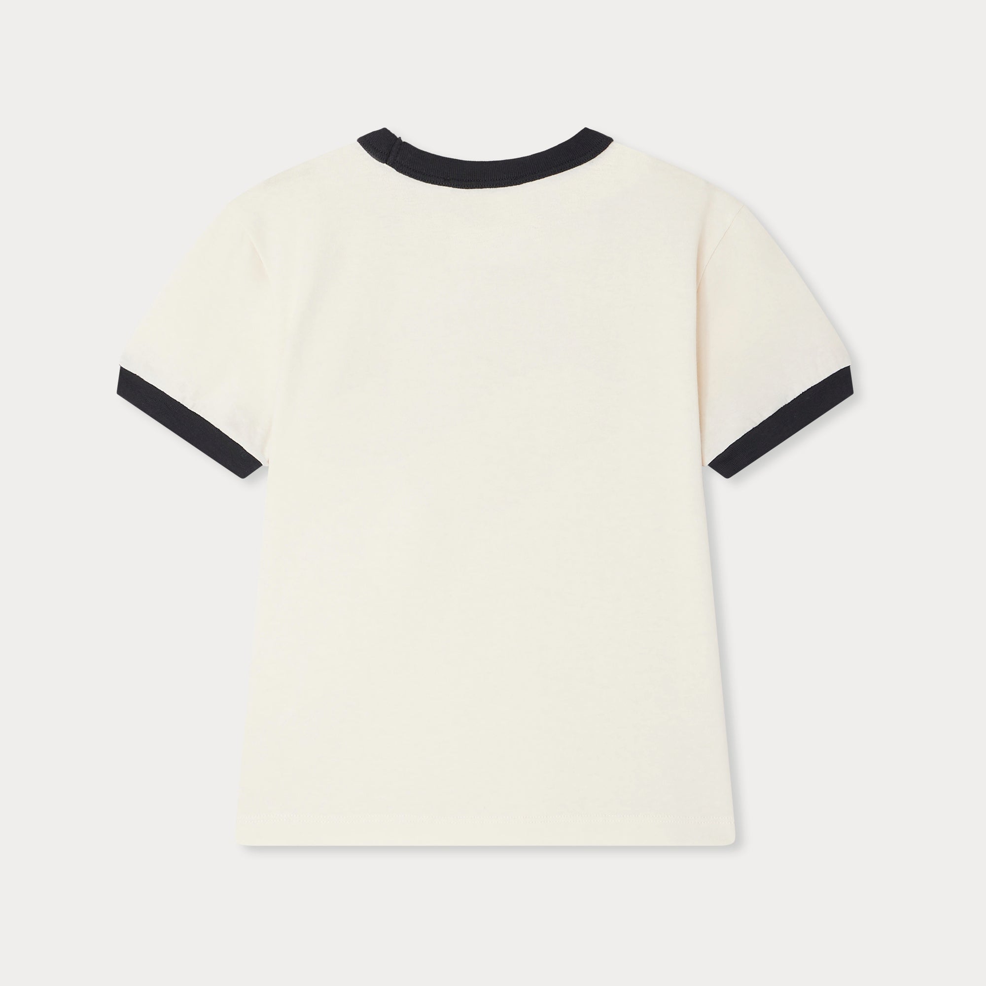 Boys Ivory Logo Cotton T-Shirt