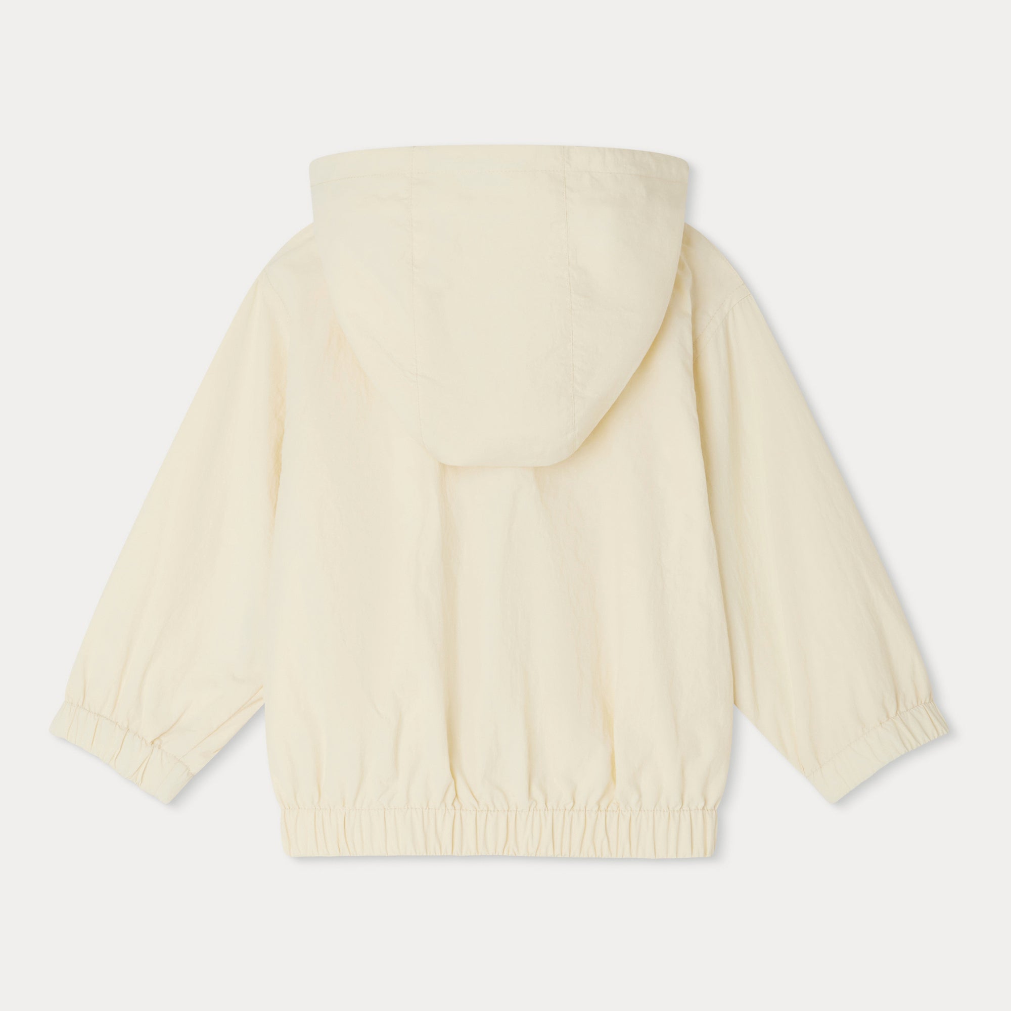 Baby Girls Pale Yellow Zip-Up Top