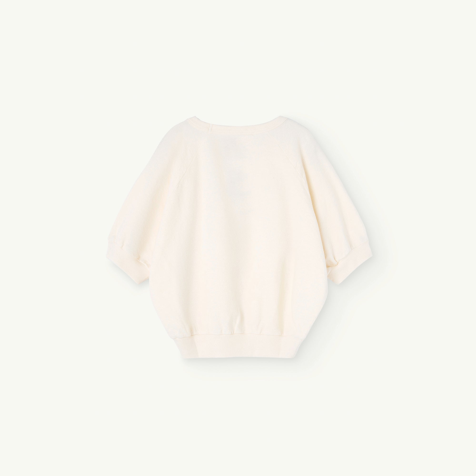 Boys & Girls White Embroidered Cotton Sweatshirt