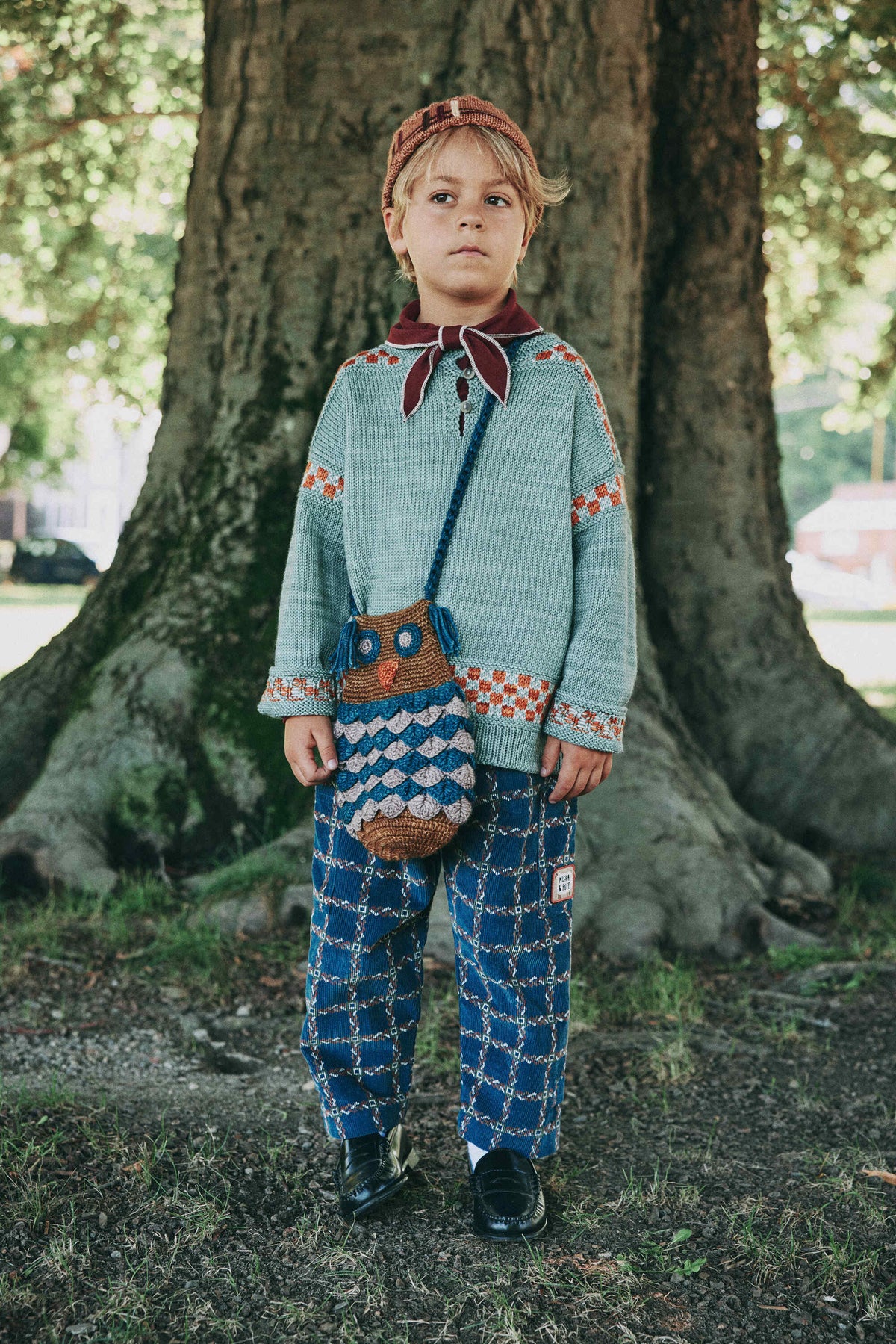 Boys & Girls Mint Green Wool Sweater