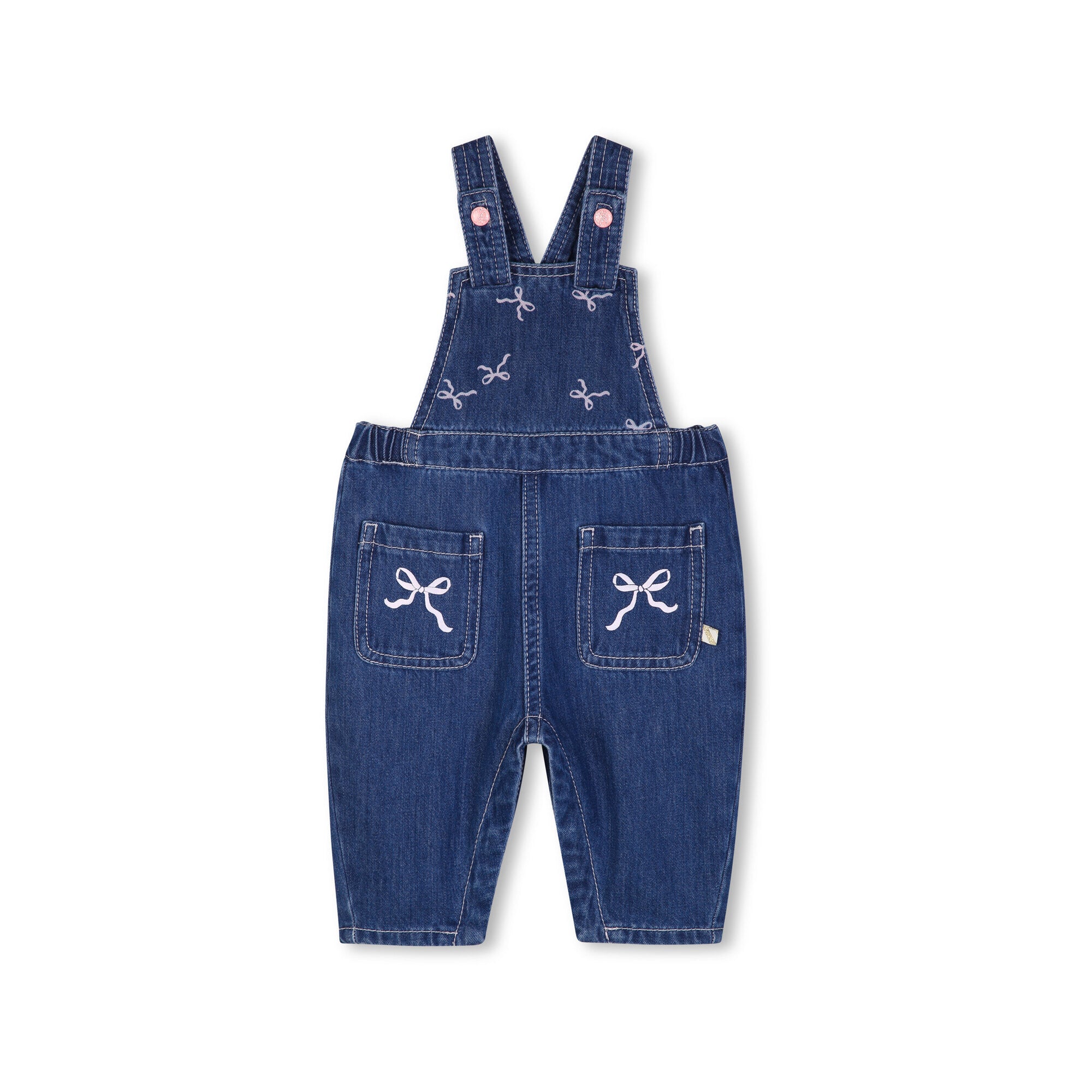Baby Girls Blue Denim Jumpsuit