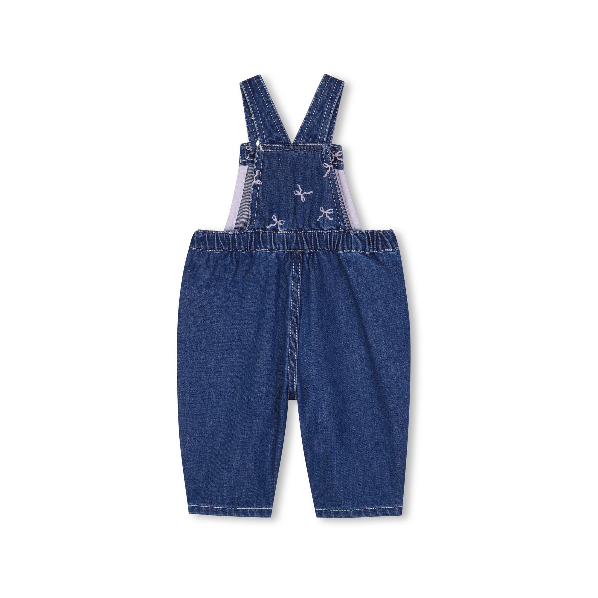Baby Girls Blue Denim Jumpsuit