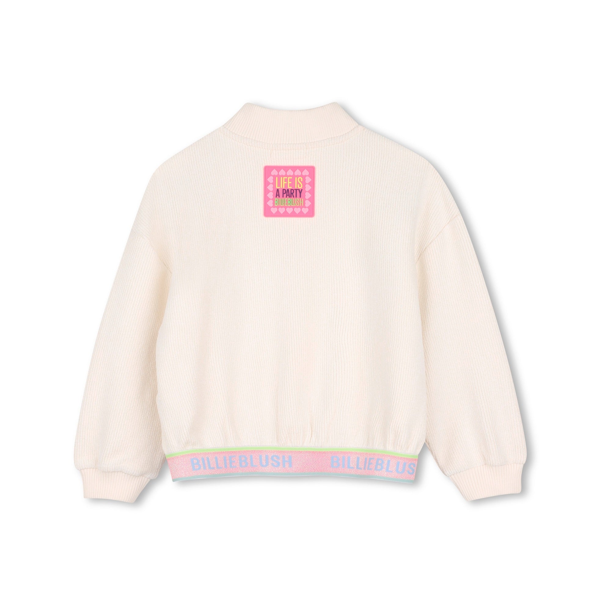 Girls White Knit Cardigan