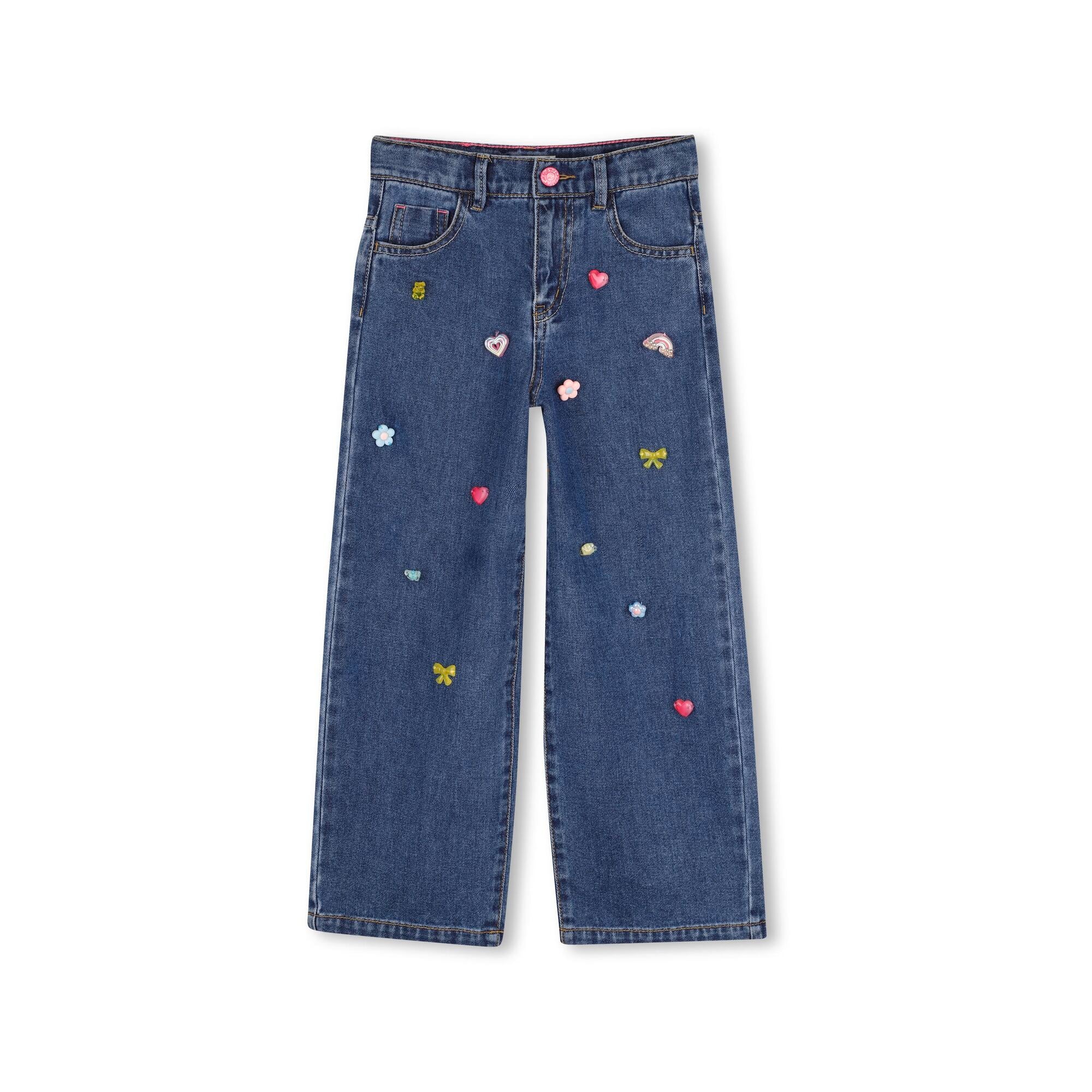 Girls Blue Denim Trousers