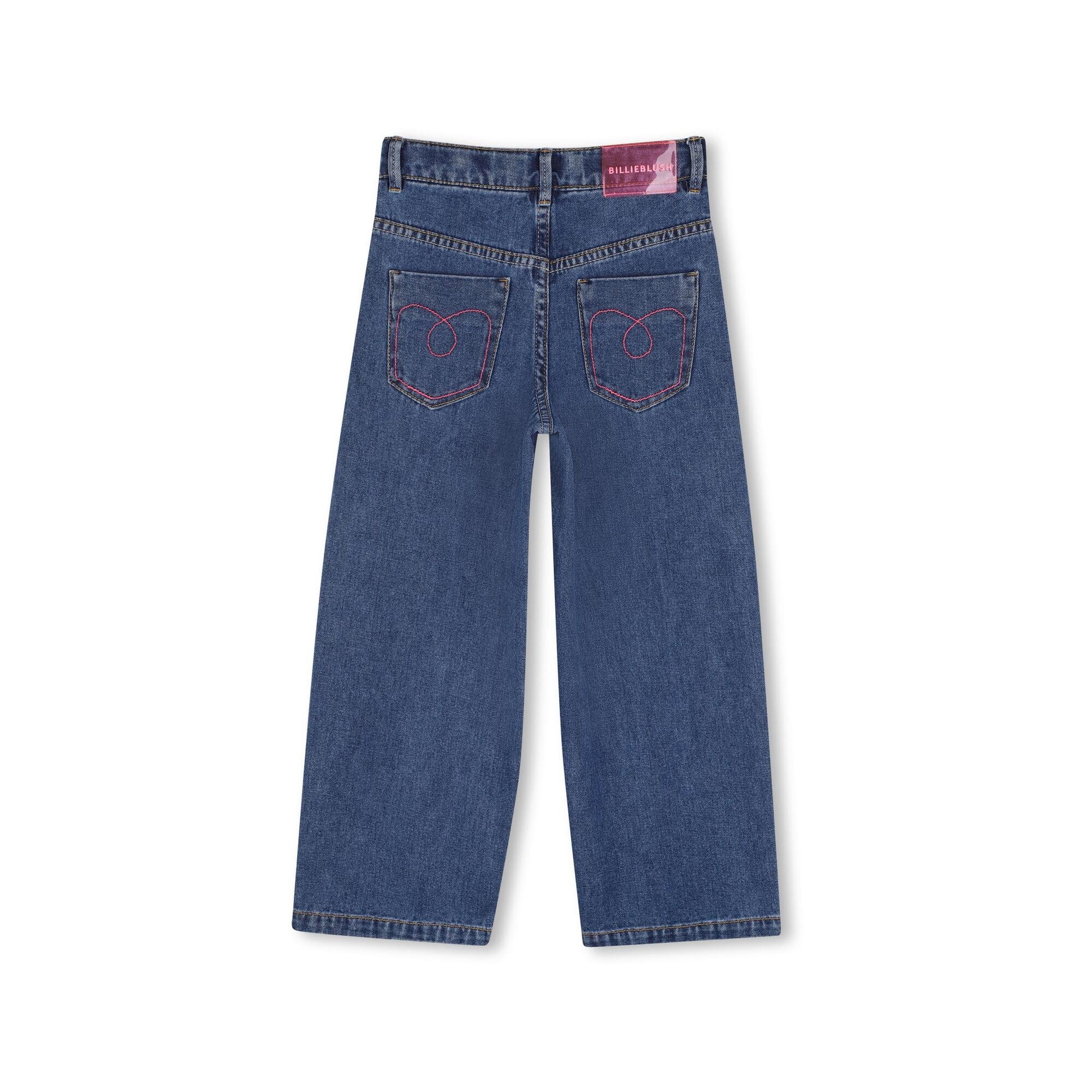 Girls Blue Denim Trousers