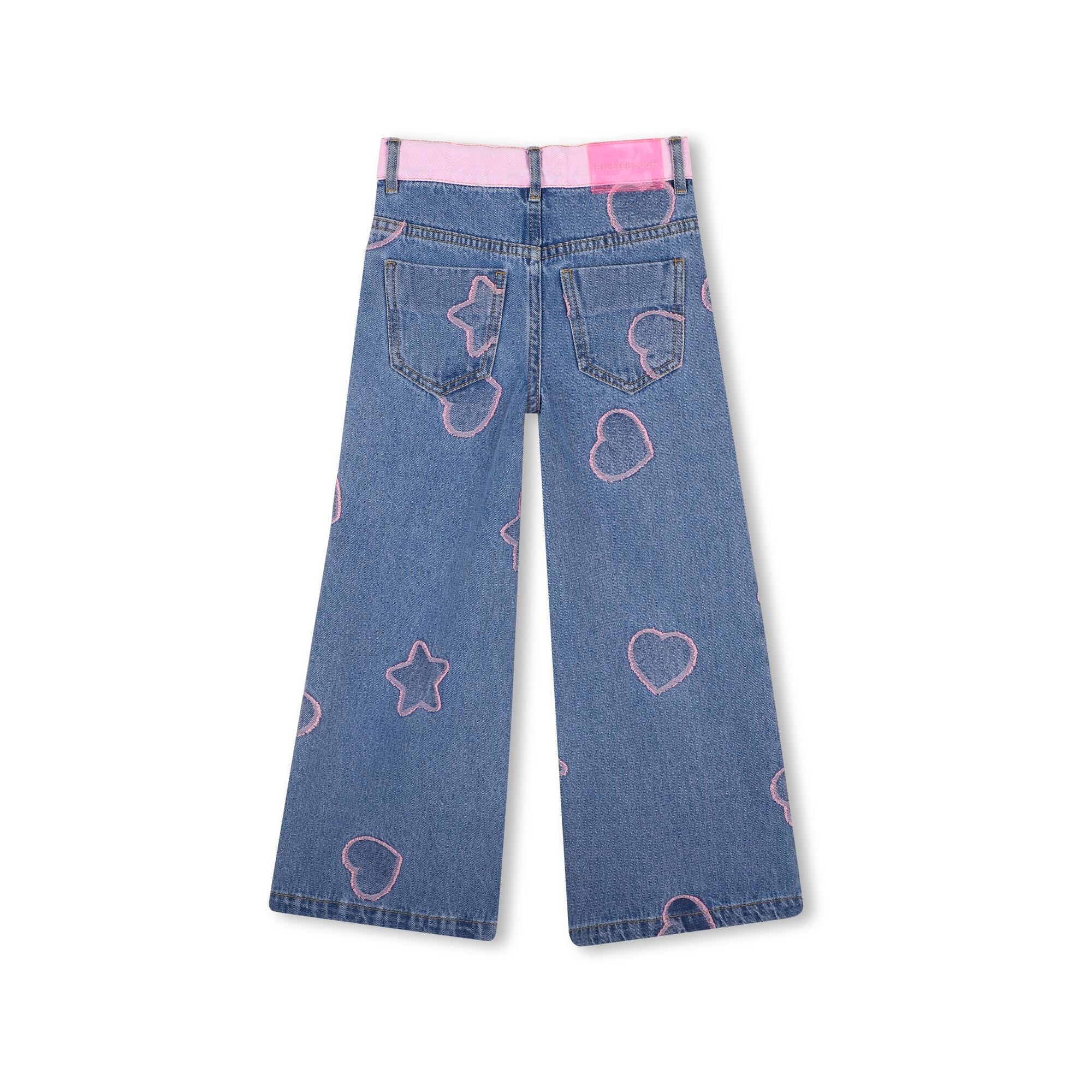 Girls Blue Denim Trousers