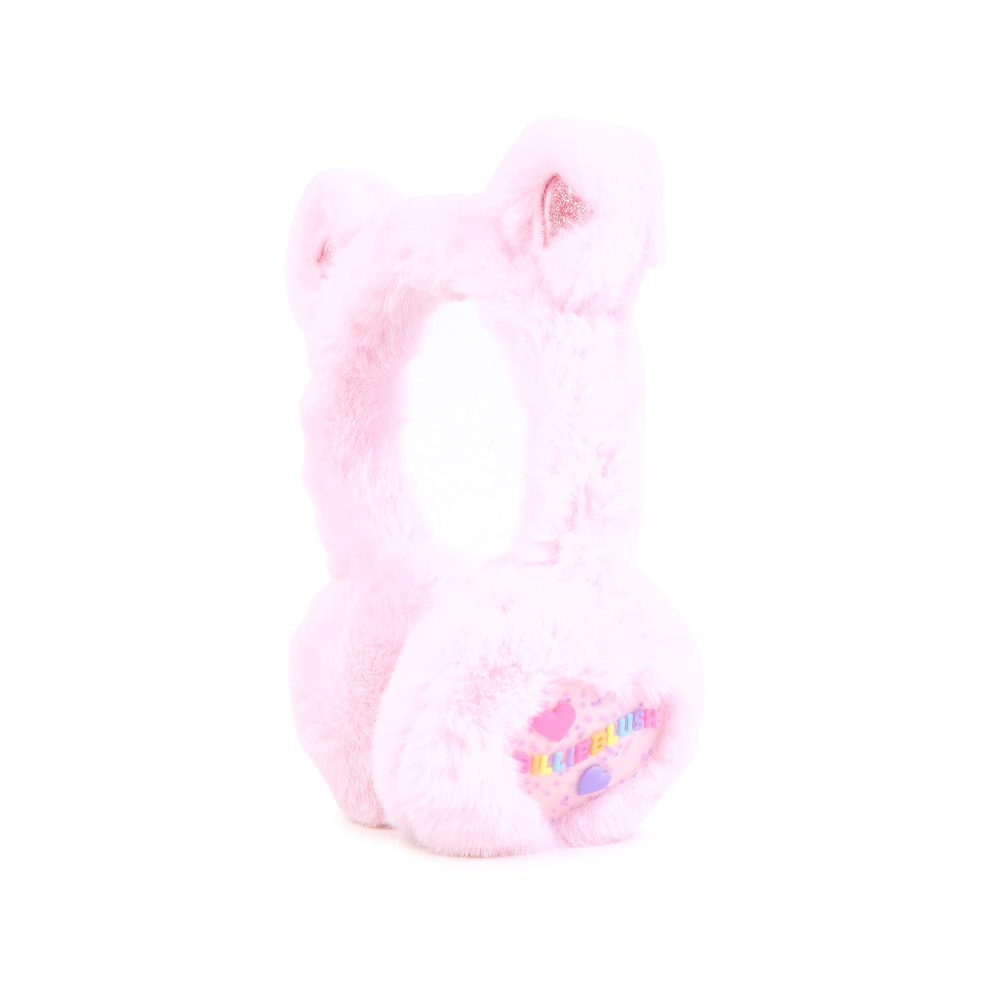 Girls Pink Plush Earmuffs
