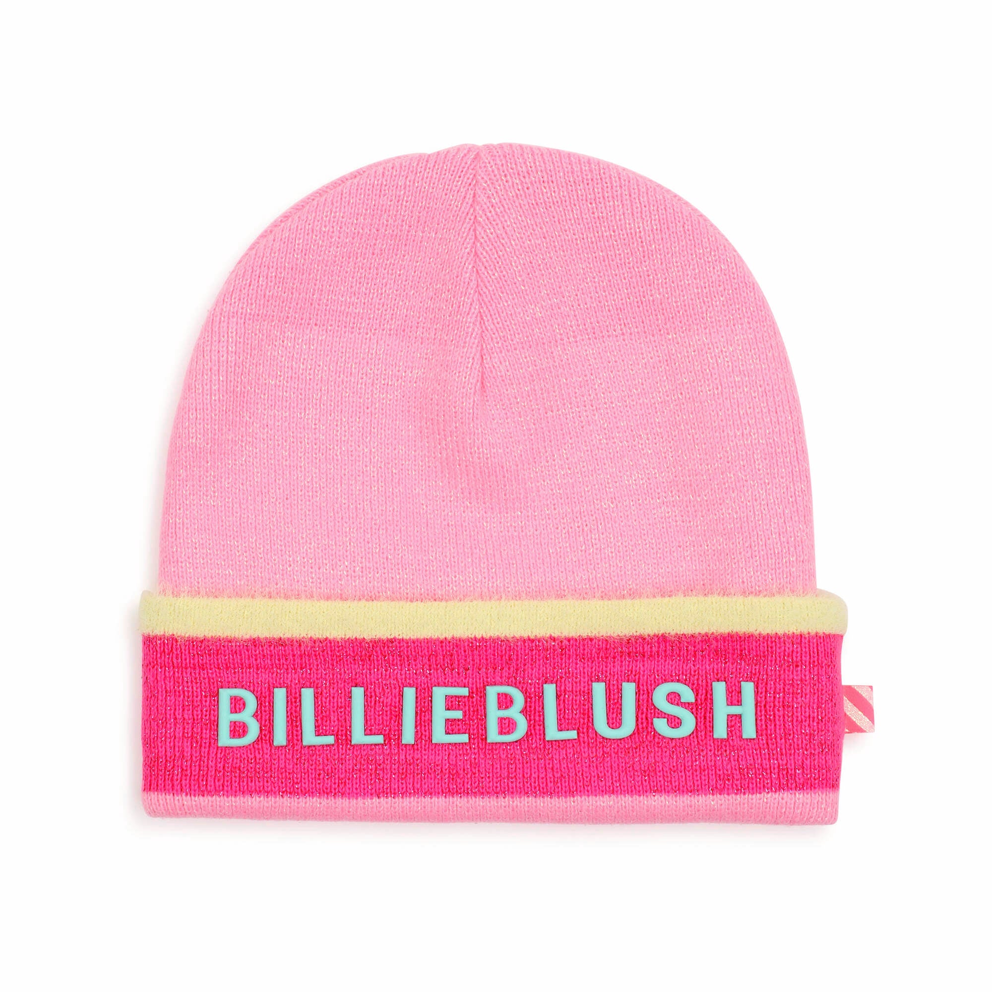 Girls Pink Logo Knit Hat
