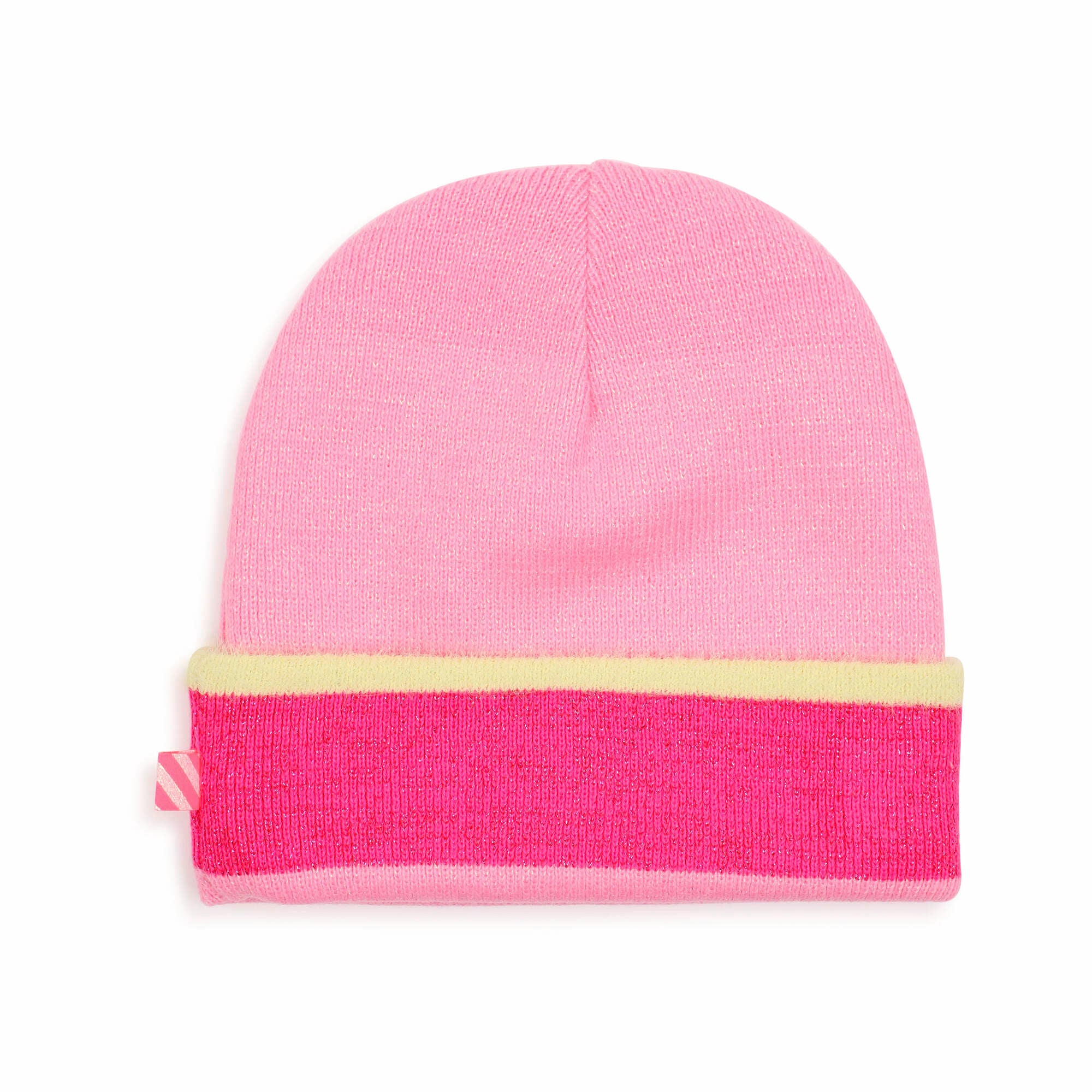 Girls Pink Logo Knit Hat
