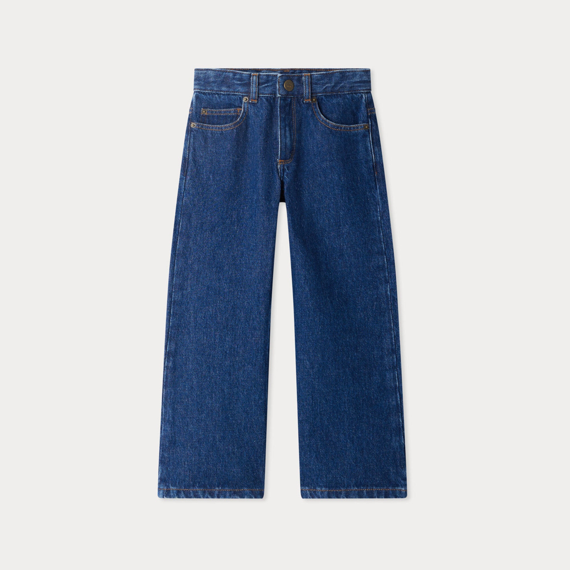 Girls Blue Denim Trousers