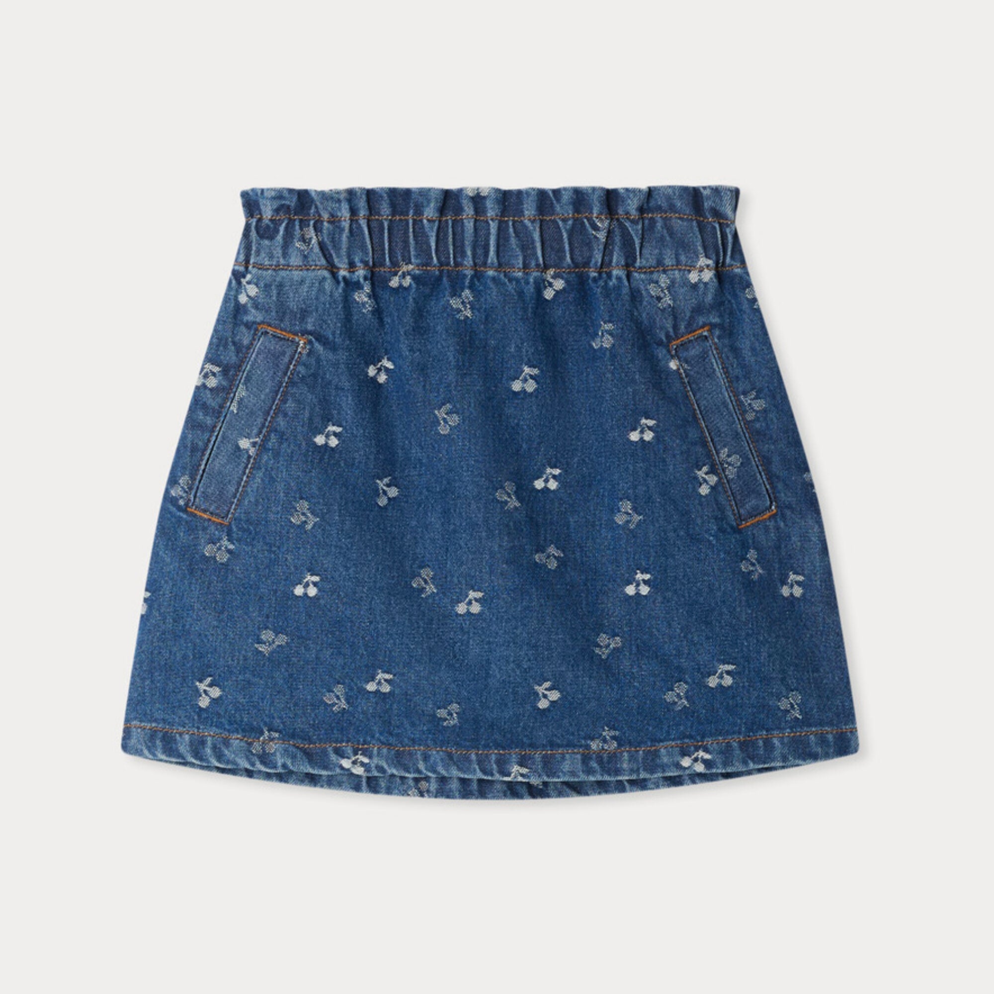 Girls Blue Denim Skirt