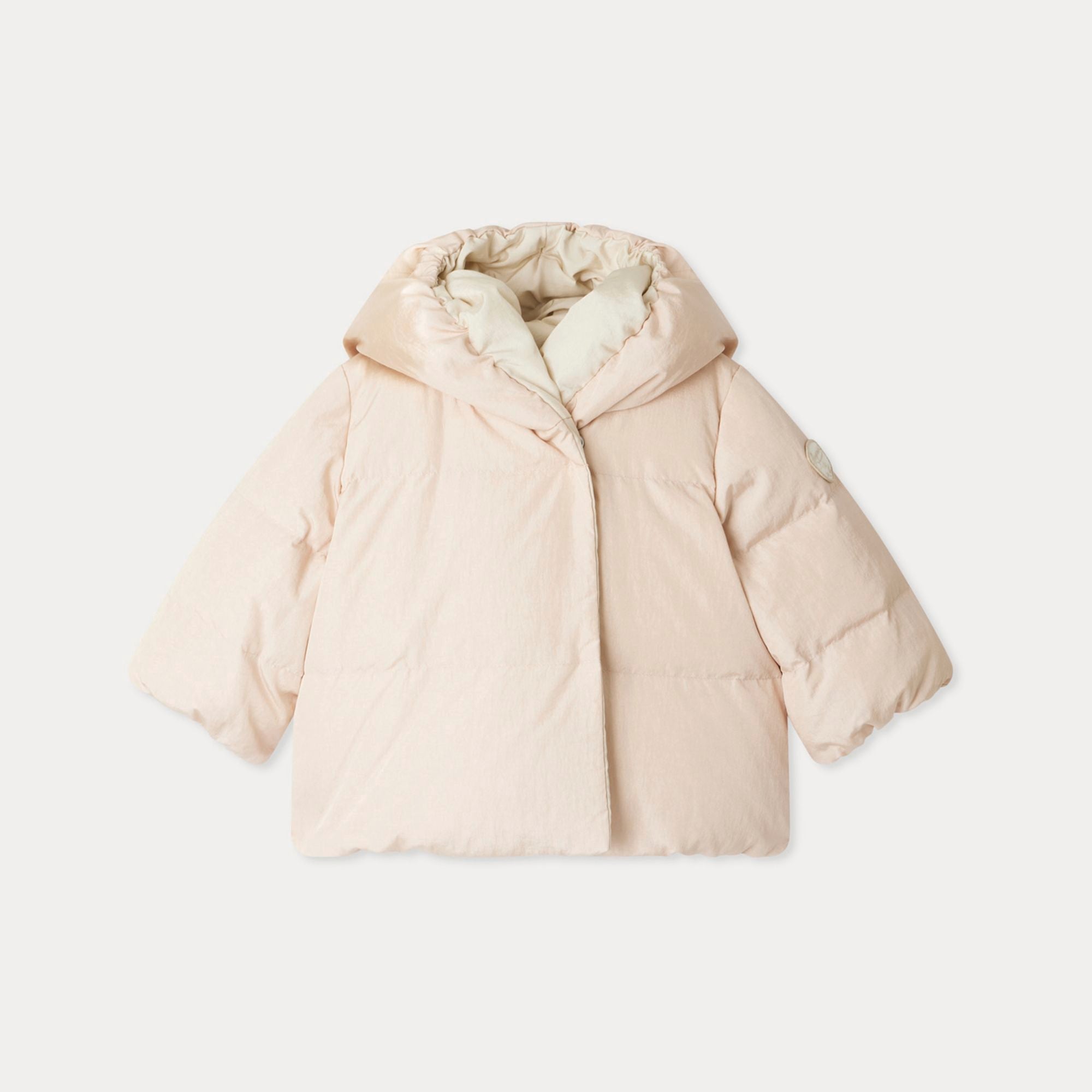 Baby Girls Light Pink Reversible Padded Down Jacket