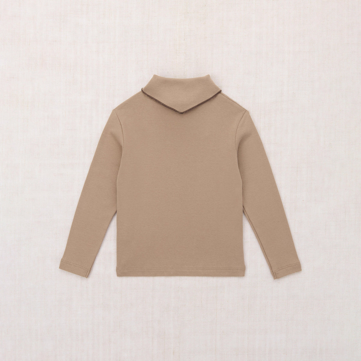 Boys & Girls Beige Bow Cotton T-Shirt