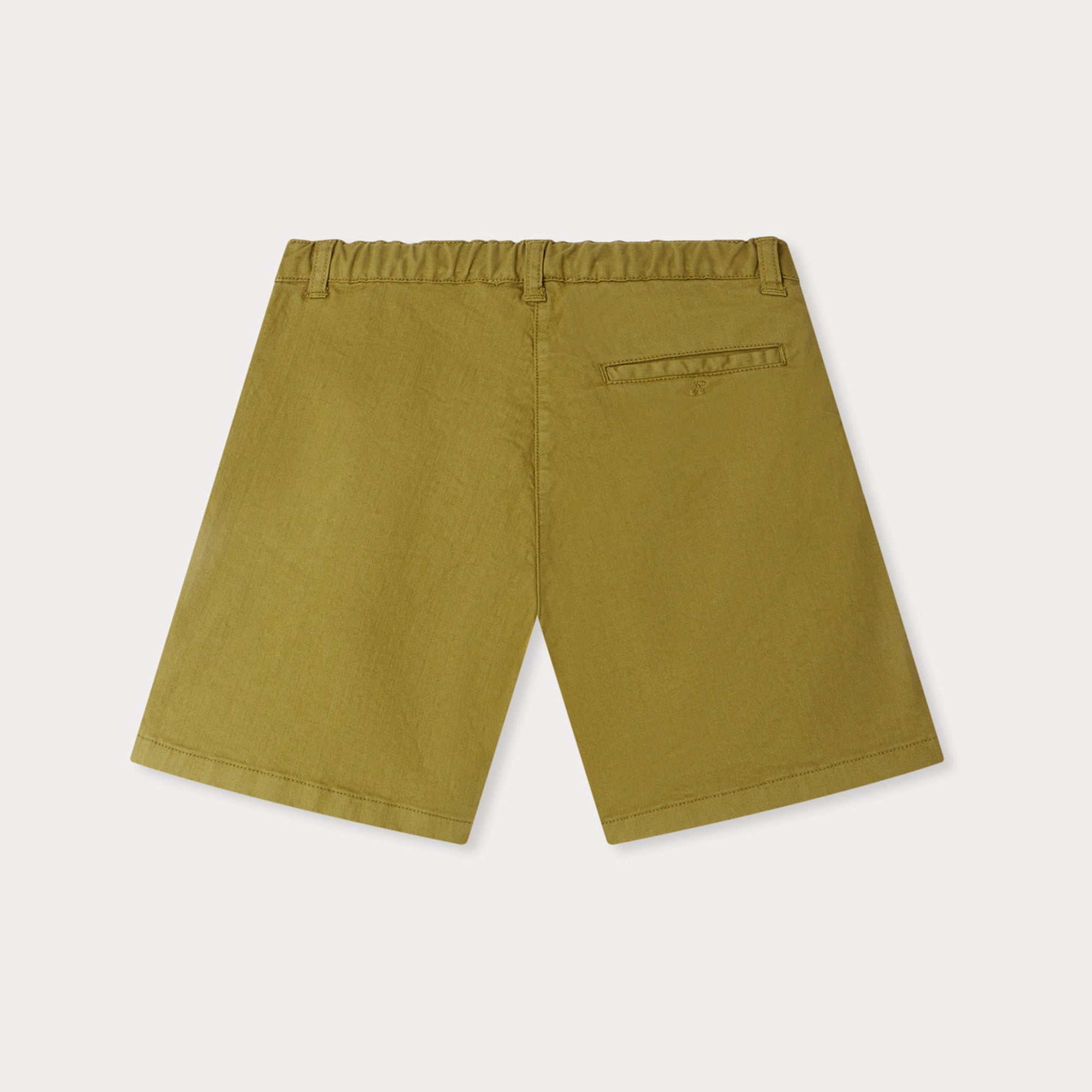 Girls Green Cotton Shorts