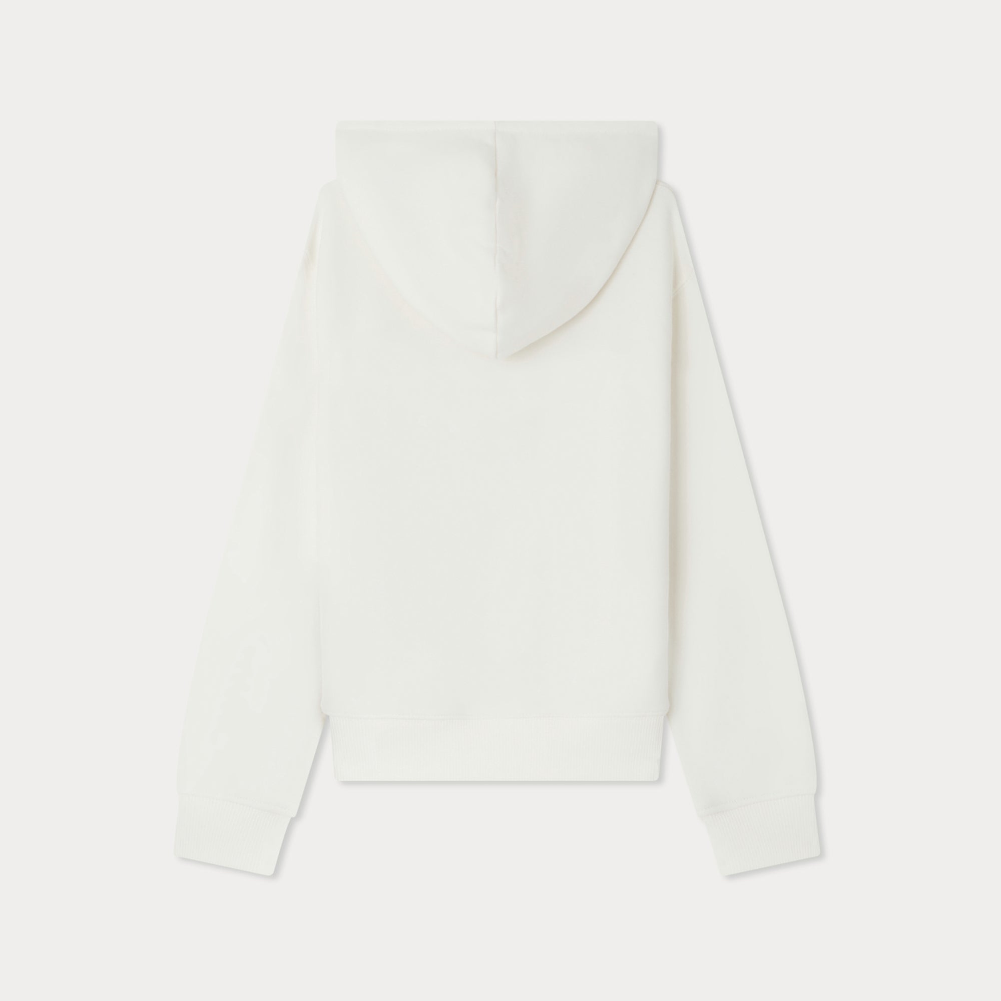 Girls White Embroidered Cotton Sweatshirt