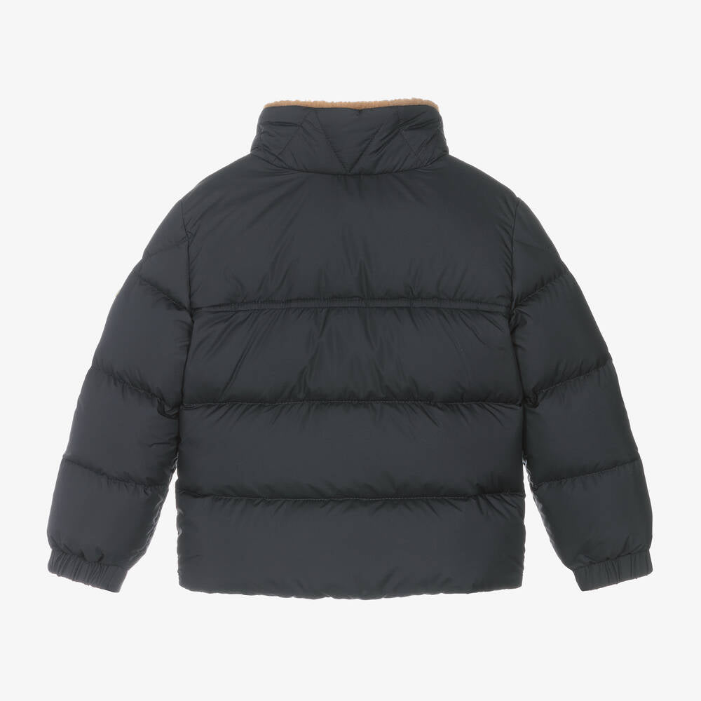 Boys Dark Blue "CAYDEN" Padded Down Jacket