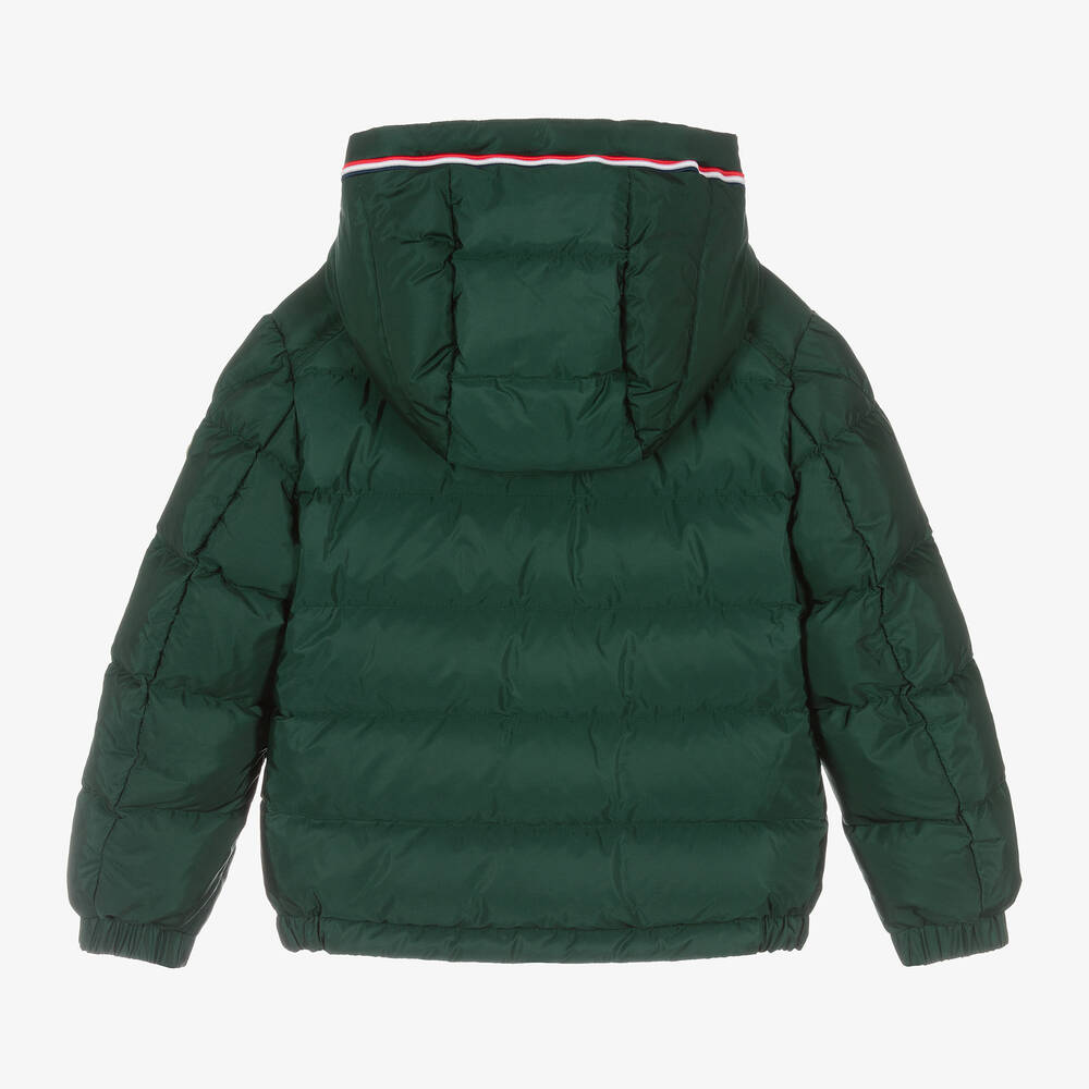 Boys Green "Merary" Padded Down Jacket