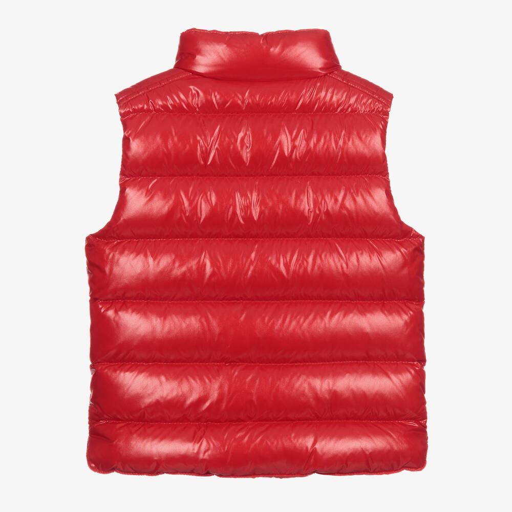 Boys Red"TIB"Padded Down Gilet