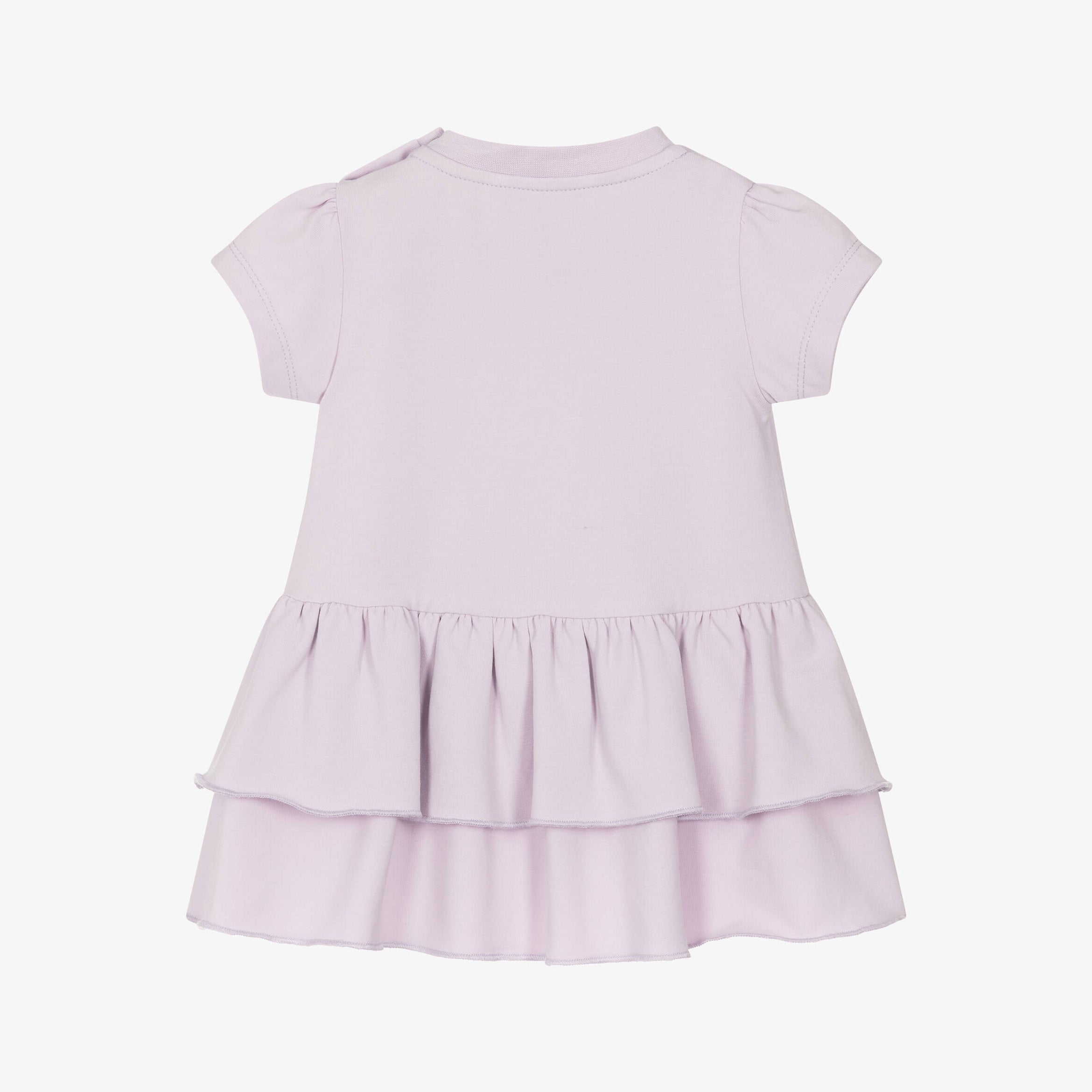 Baby Girls Mauve Cotton Dress