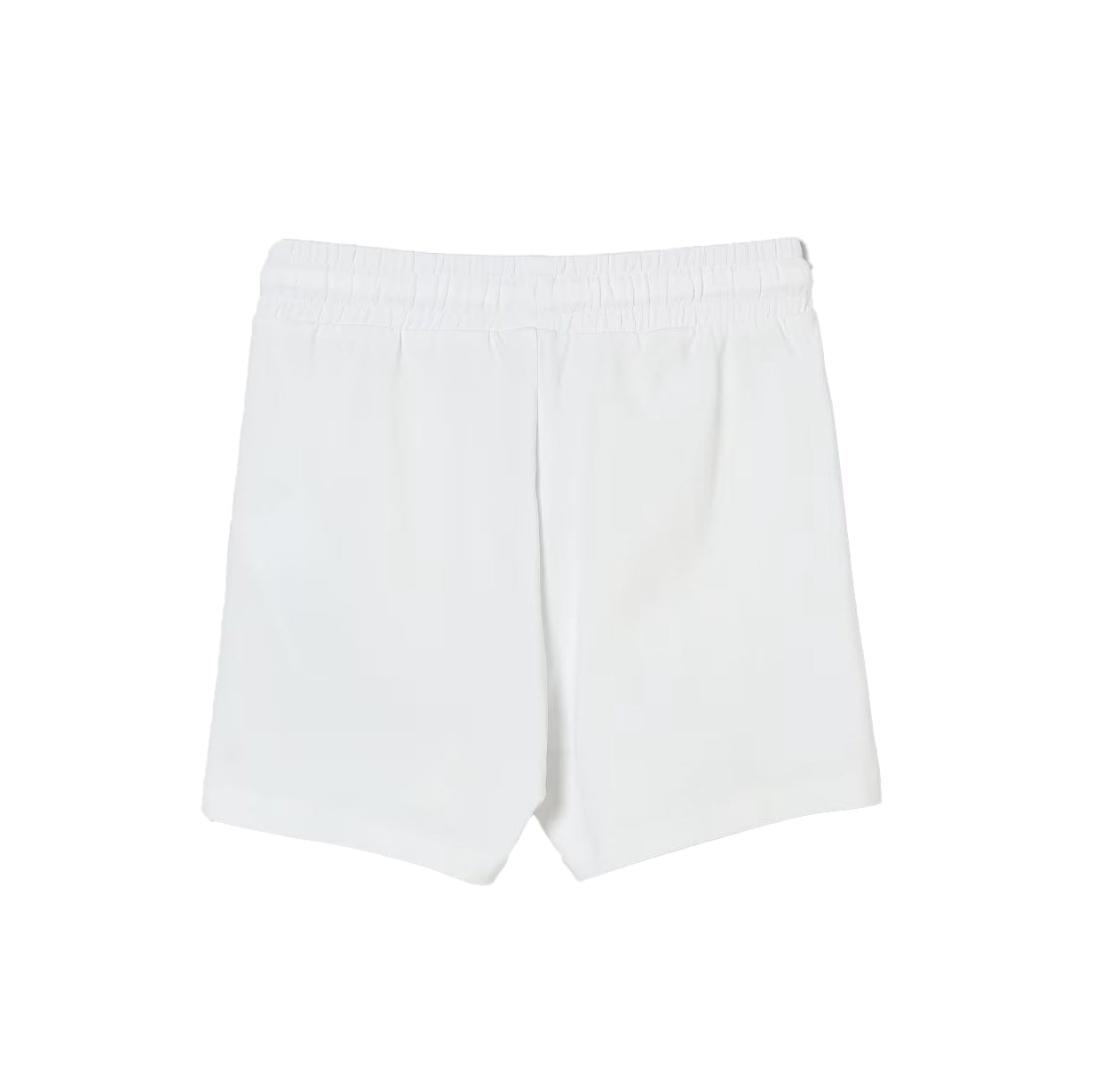 Boys White Logo Cotton Shorts