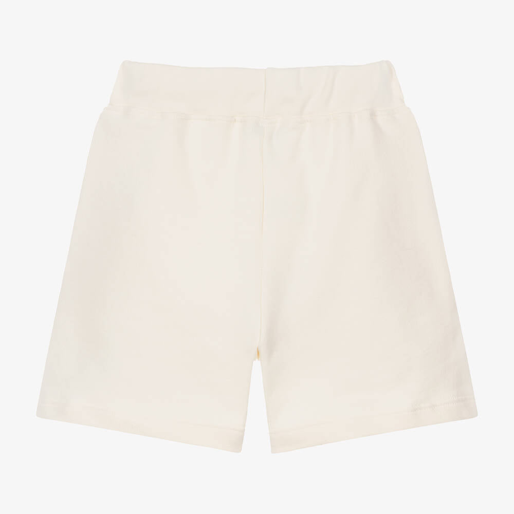 Shorts en coton crème pour garçons et filles