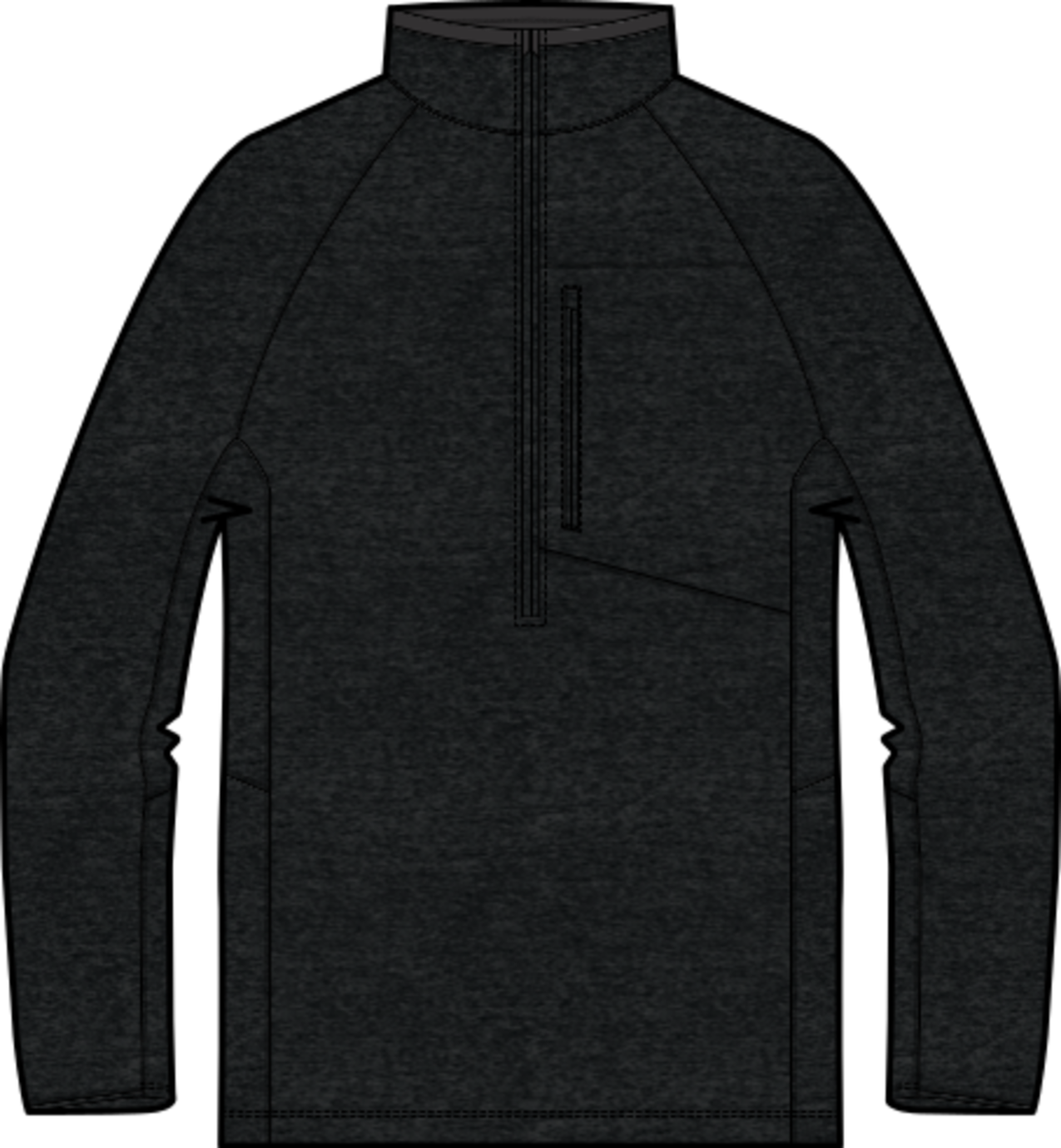 M Stockrun Grid 1/2 Zip