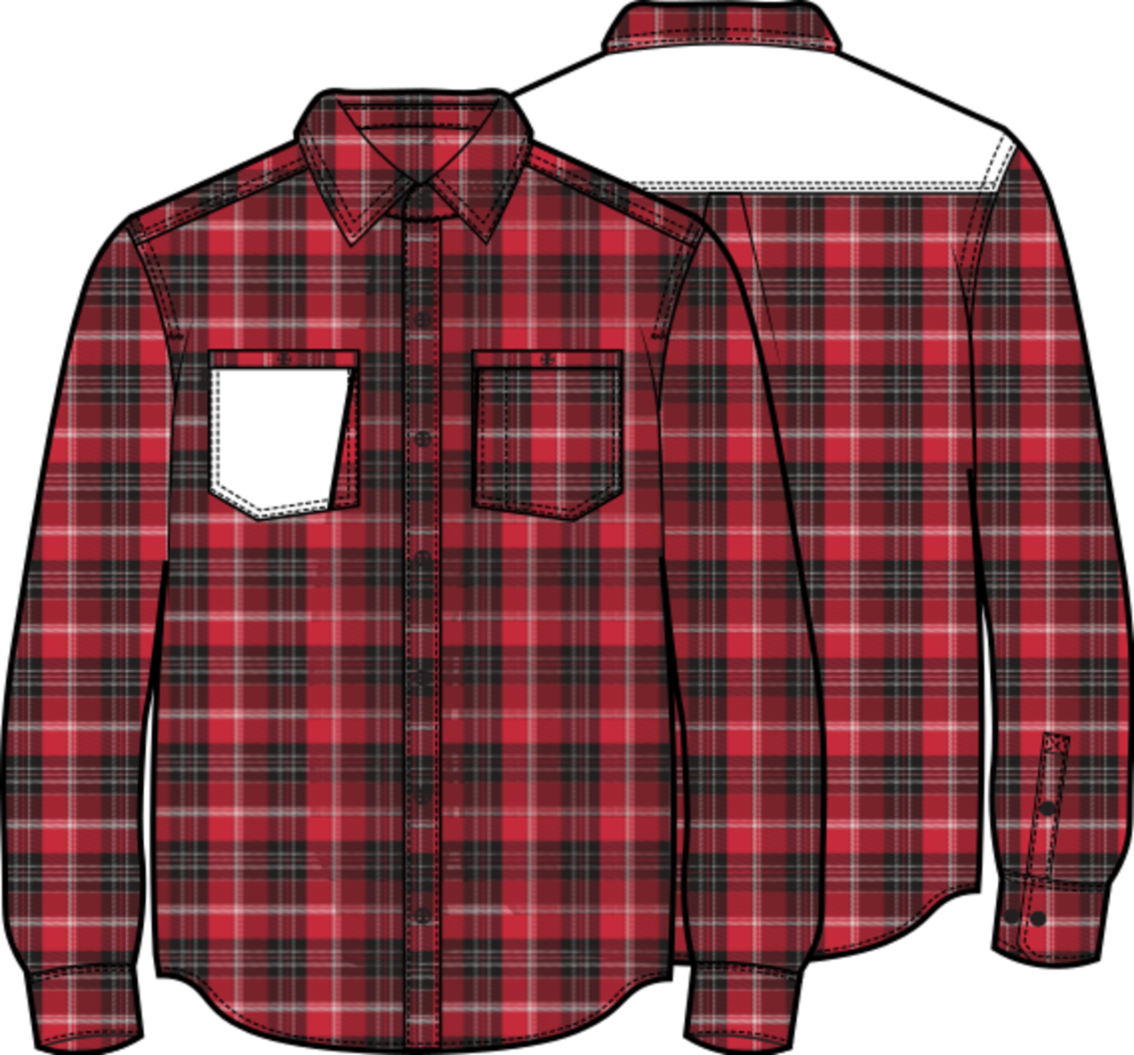 Men's Favorite Flannel Long Sleee