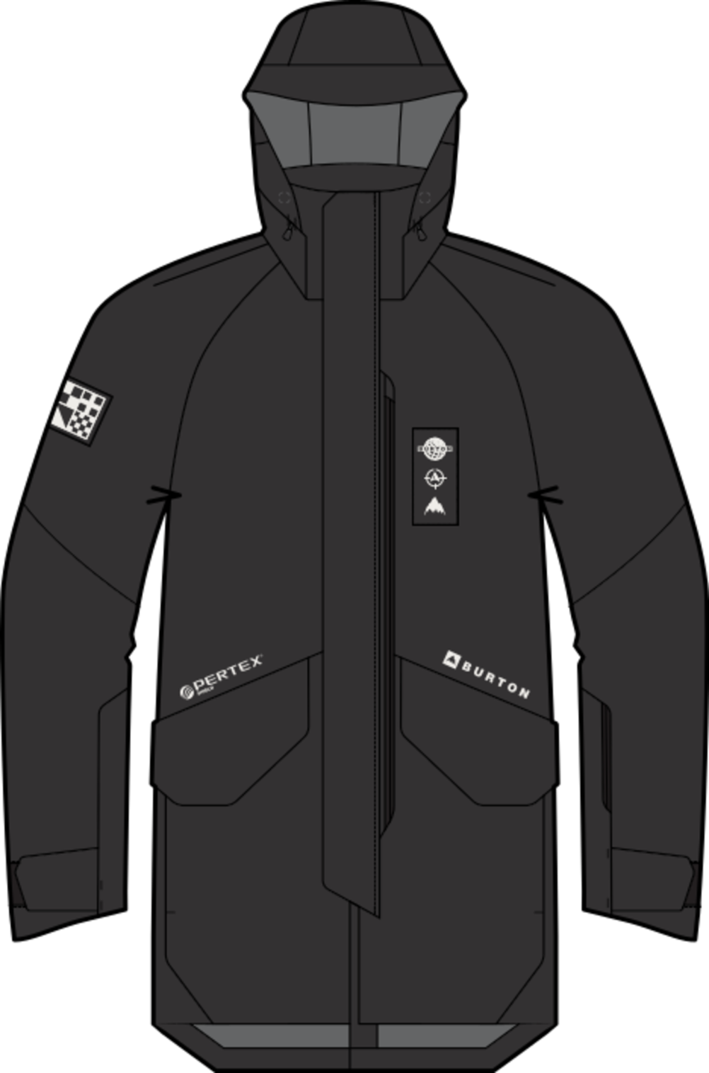 Daybeacon 3L Trench Shell Jacket