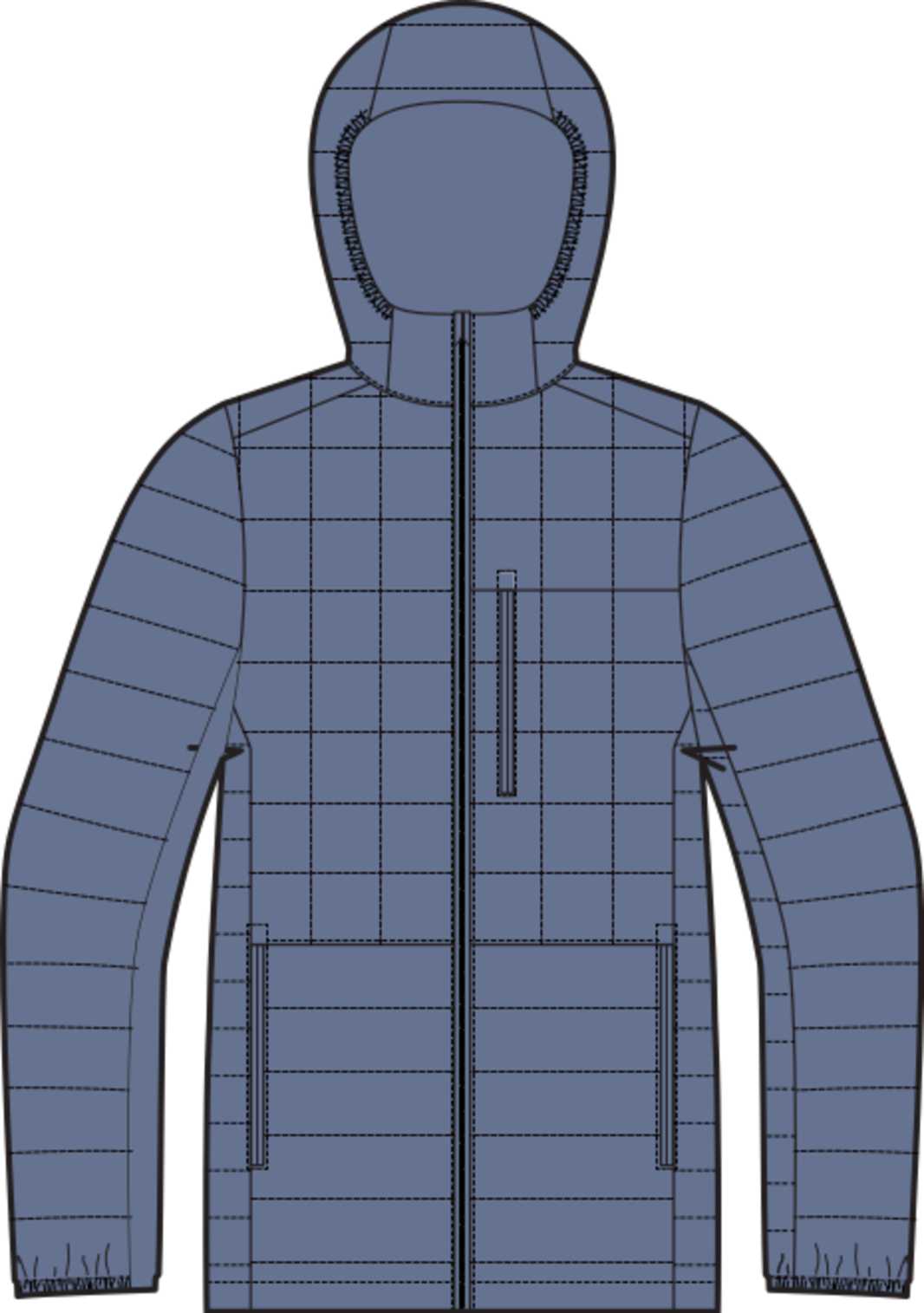 Men's Mid-Heat Down Insulator Hooded Jacket