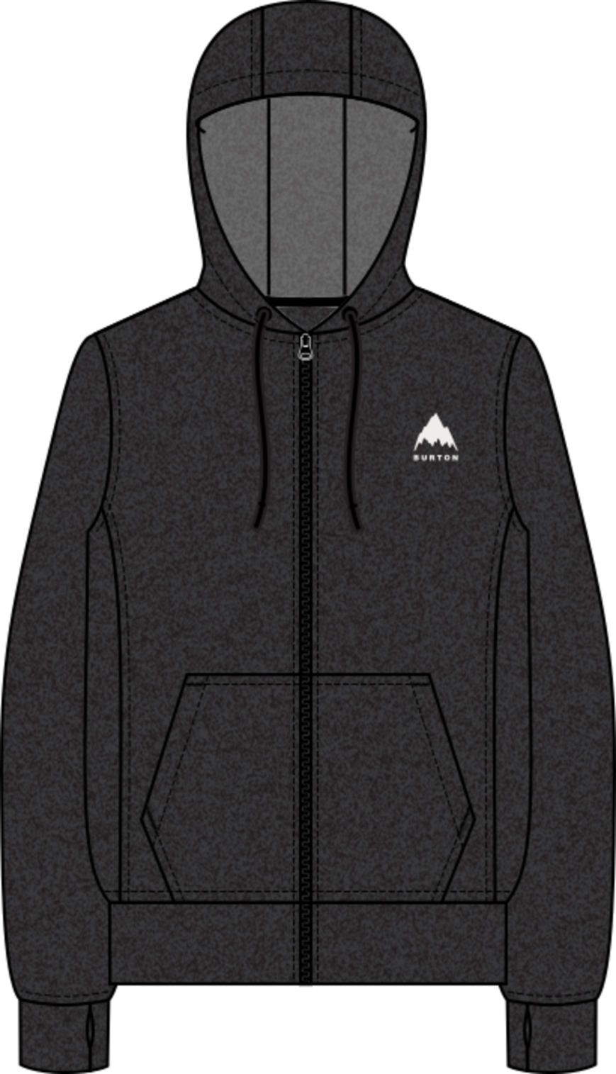 Men's Oak Full-Zip Fleece