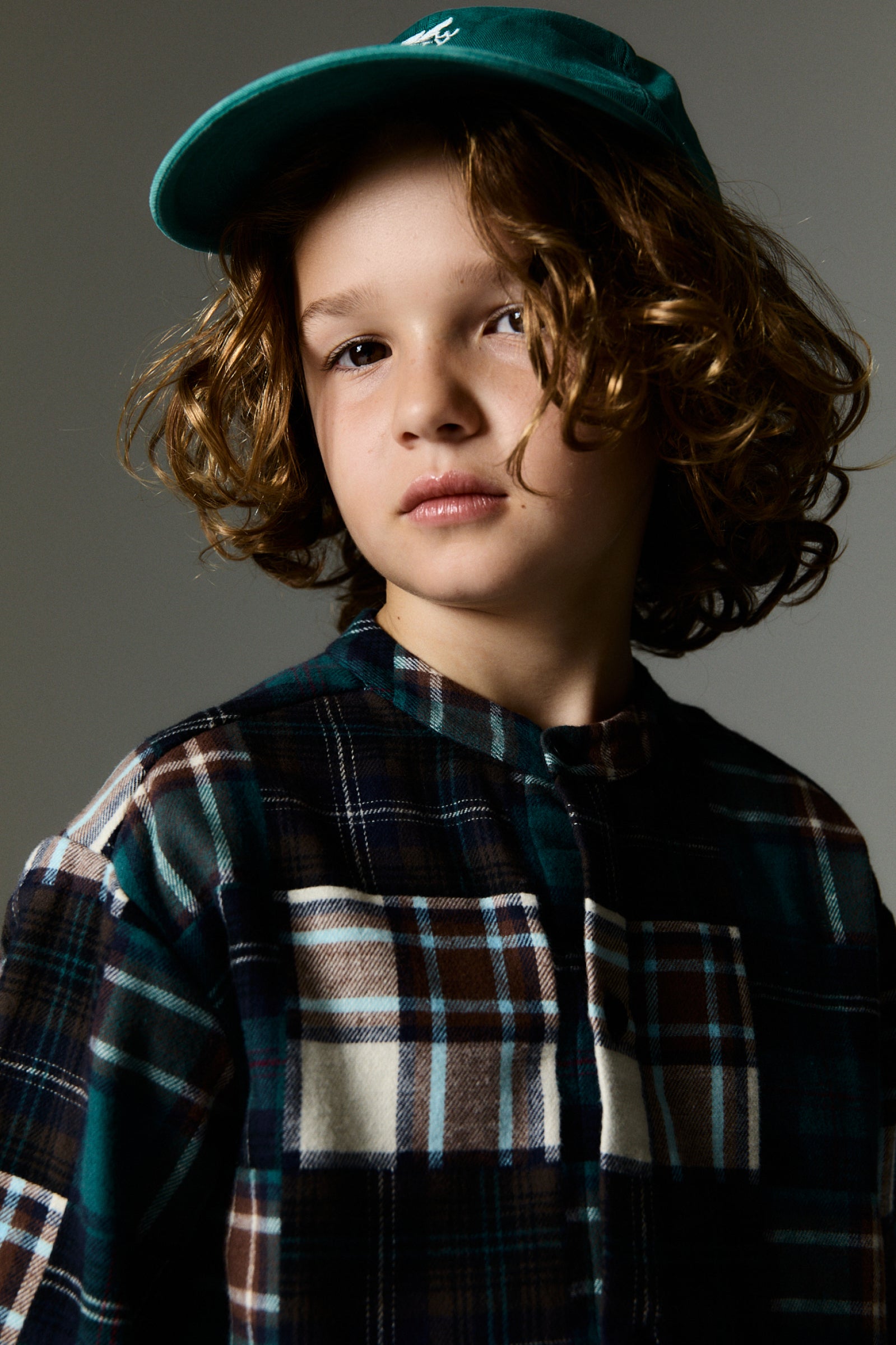 Boys Multicolor Check Cotton Shirt